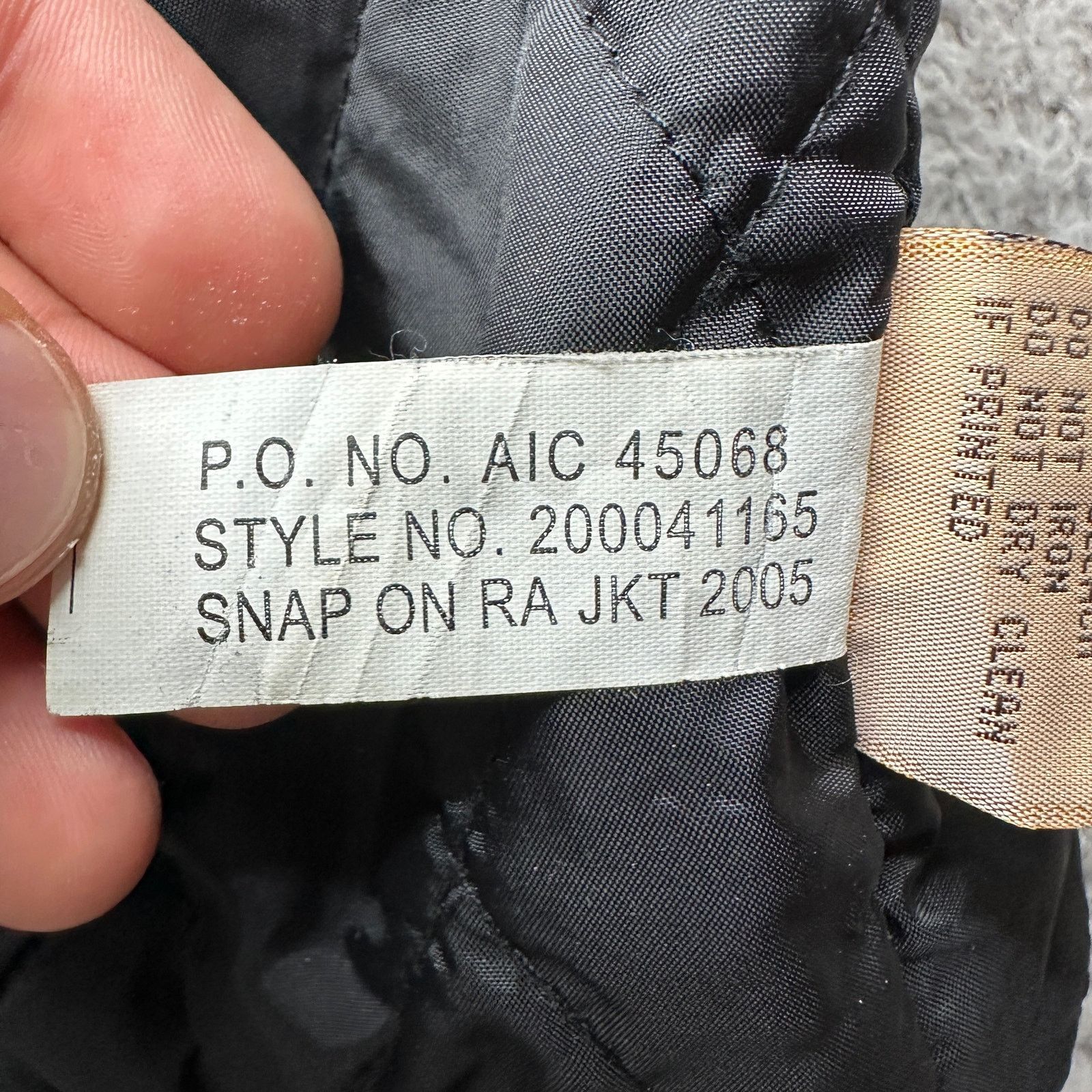 Other 2005 Snap-On Tools Duck Canvas Black Hooded Work Jacket 2XL Size US XXL / EU 58 / 5 - 7 Thumbnail