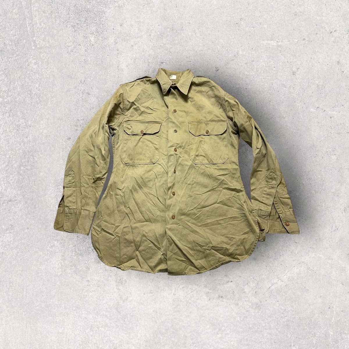 Vintage Vintage military shirt Size US L / EU 52-54 / 3 - 1 Thumbnail