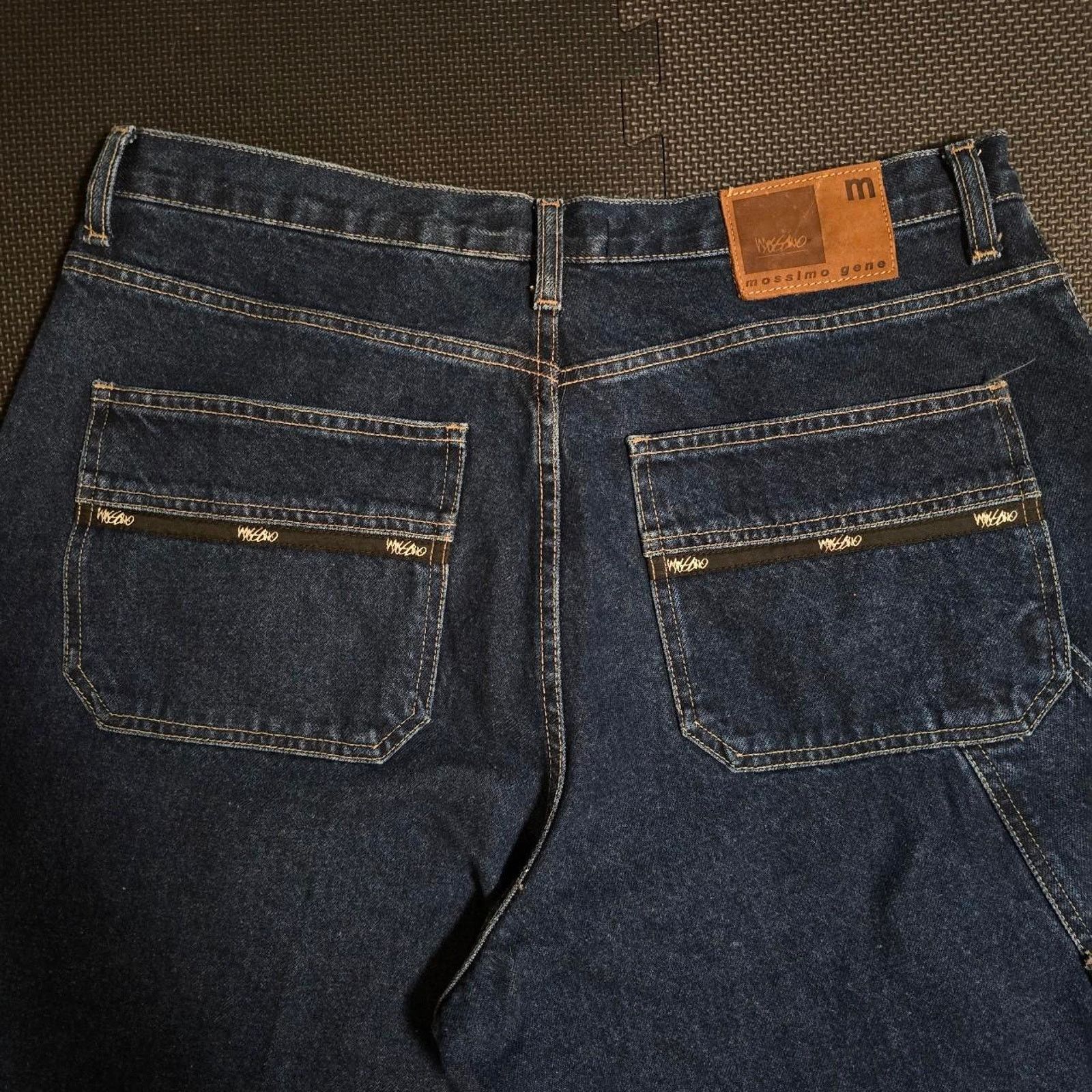 Mossimo Vintage 2000s Super baggy Mossimo Gene Skater jeans 36x32 Size US 36 / EU 52 - 3 Thumbnail