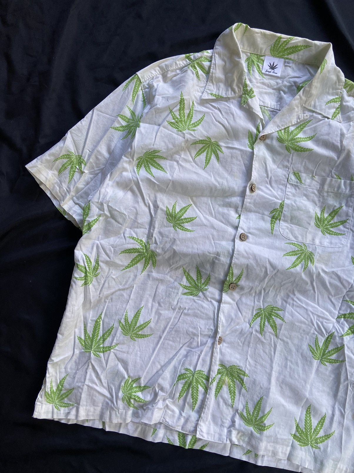 Beauty Beast MARIJUANA JUNGLE STORM BUTTON UP SHIRT Size US L / EU 52-54 / 3 - 2 Thumbnail