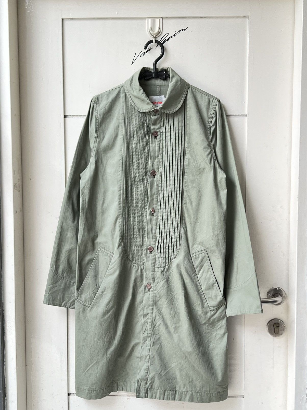 Ne-Net NE-NET Issey miyake Green Shirt Size US S / EU 44-46 / 1 - 10 Thumbnail