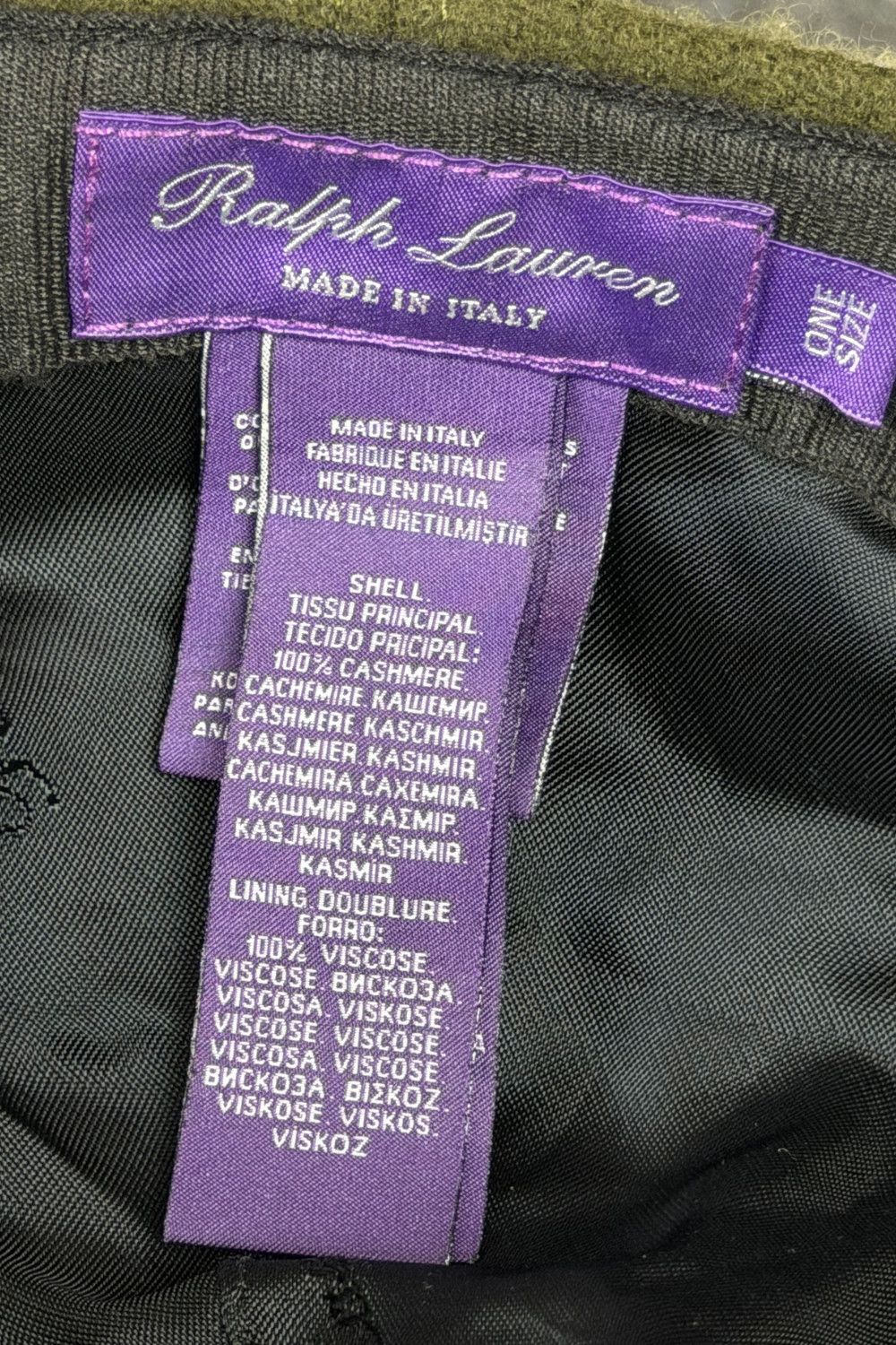 Ralph Lauren Purple Label Ralph Lauren Purple Label Cashmere Baseball Cap Leather Size ONE SIZE - 13 Thumbnail