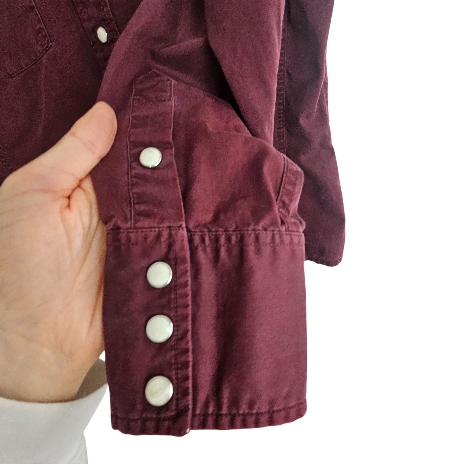 Carhartt Carhartt Womens Western Shirt Pearl Snap Size S Cowgirl Work Size S / US 4 / IT 40 - 4 Thumbnail