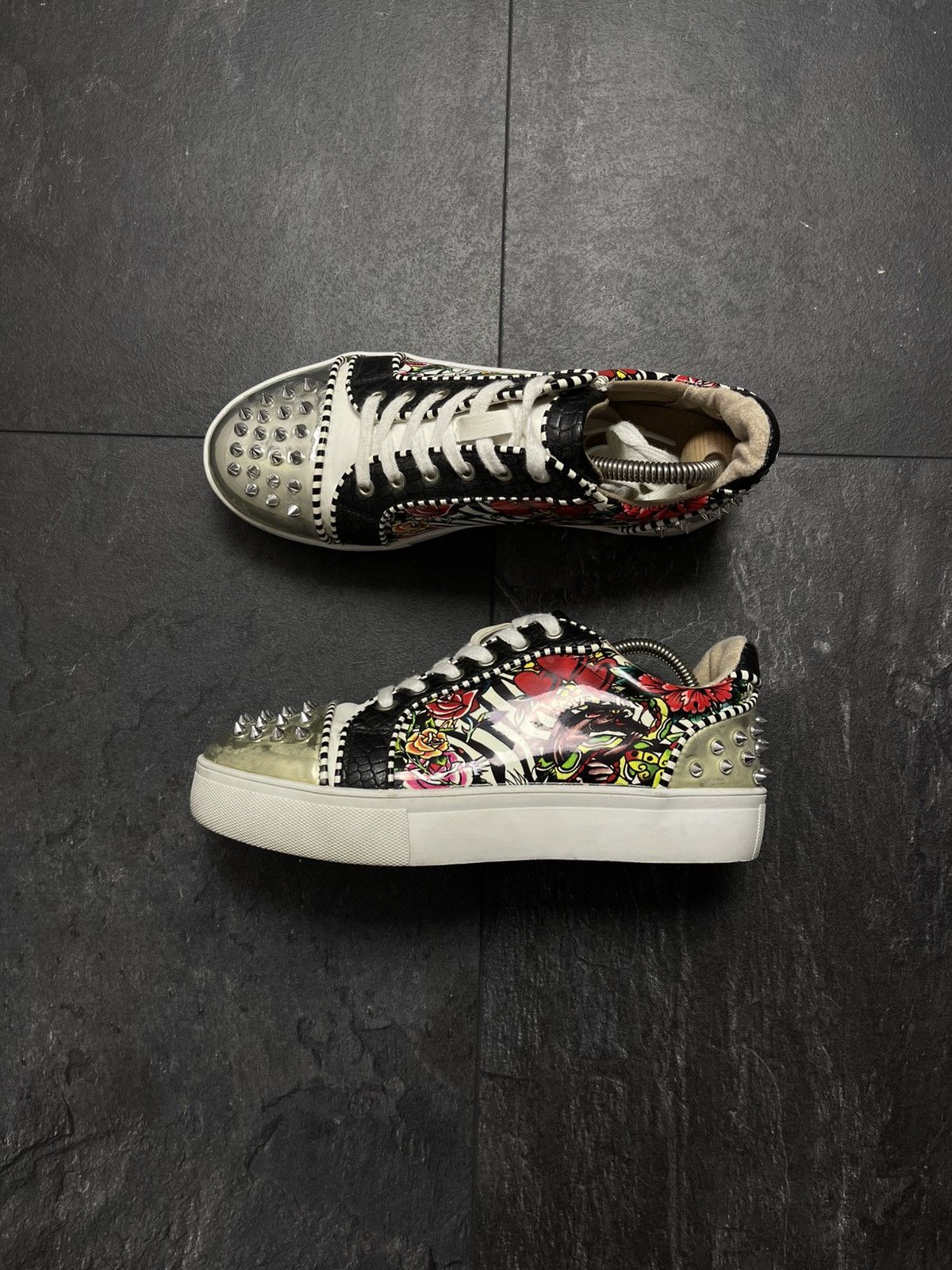 Streetwear Vintage rare ed hardy low top sneakers Size US 6 / IT 36 - 8 Thumbnail