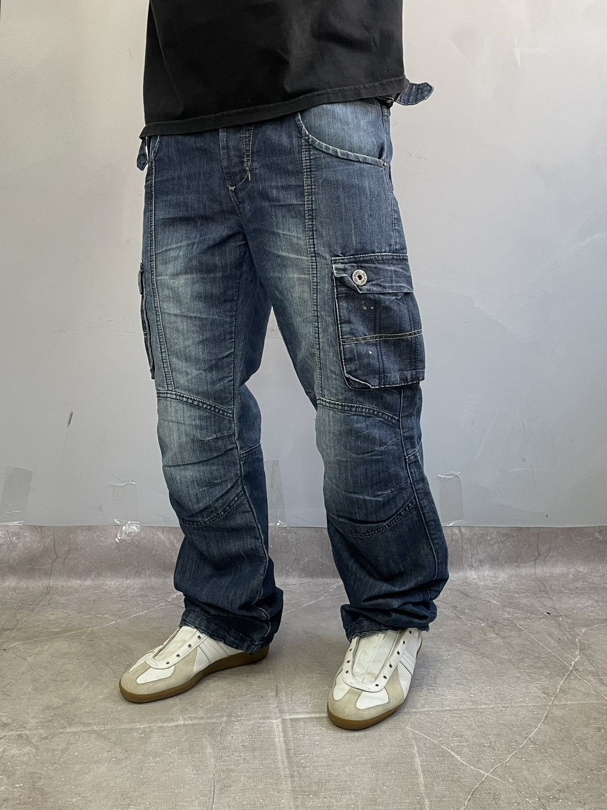 No Fear No Fear Blue Cargo Jeans Skater diesel style y2k 00s Size US 32 / EU 48 - 1 Thumbnail