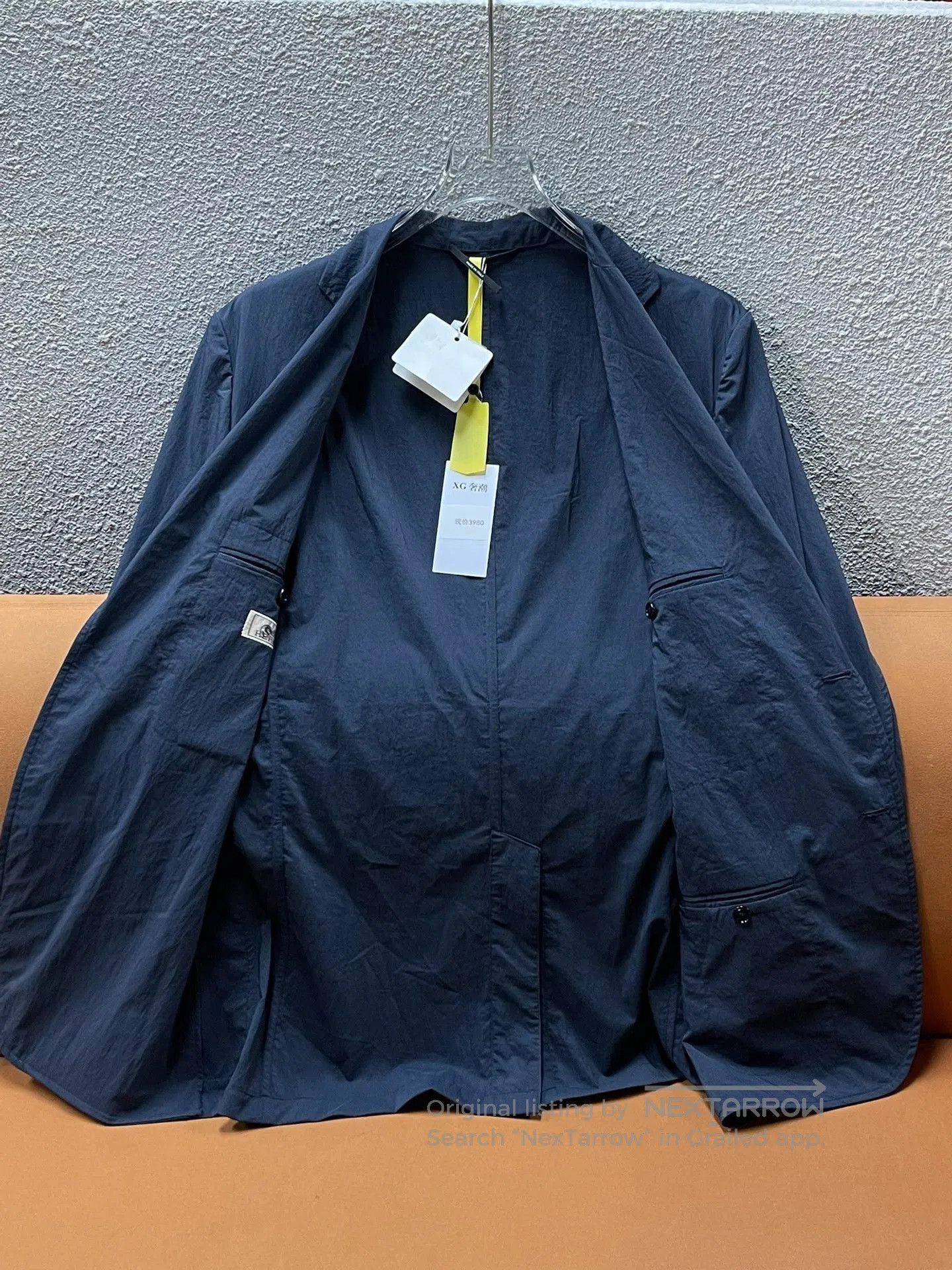 Hermes Hermes Men's Blue Solid Long. Size US M / EU 48-50 / 2 - 3 Thumbnail