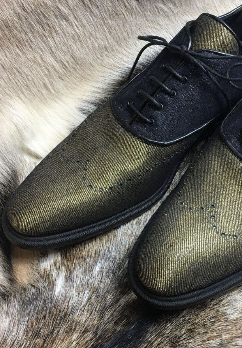 Jean Paul Gaultier Jean Paul Gaultier Jeans Golden Oxford leather shoes Size US 9 / EU 42 - 2 Thumbnail