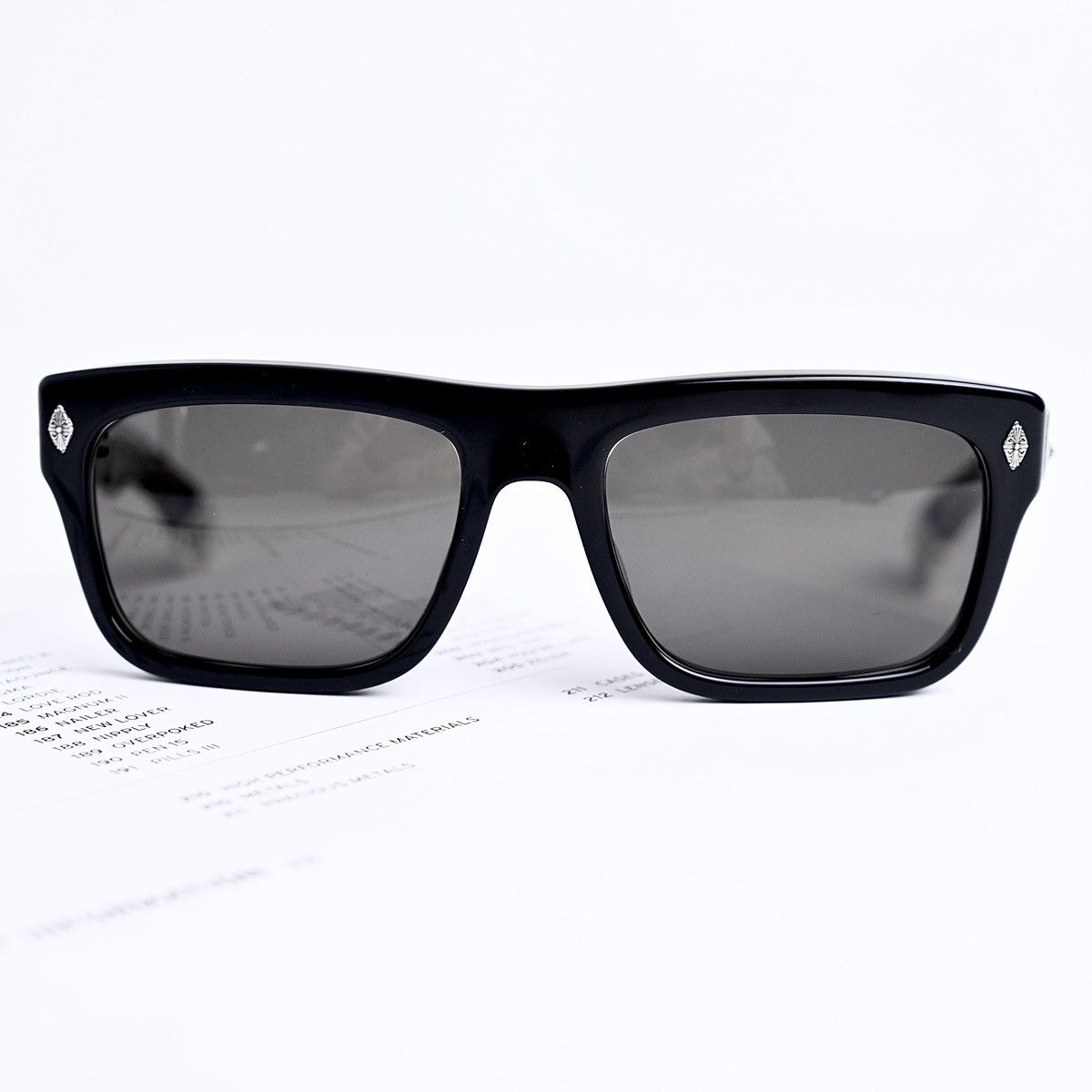 Chrome Hearts CHROME HEARTS SLUSS BUSSIN II BLACK SUNGLASSES Size ONE SIZE - 11 Thumbnail