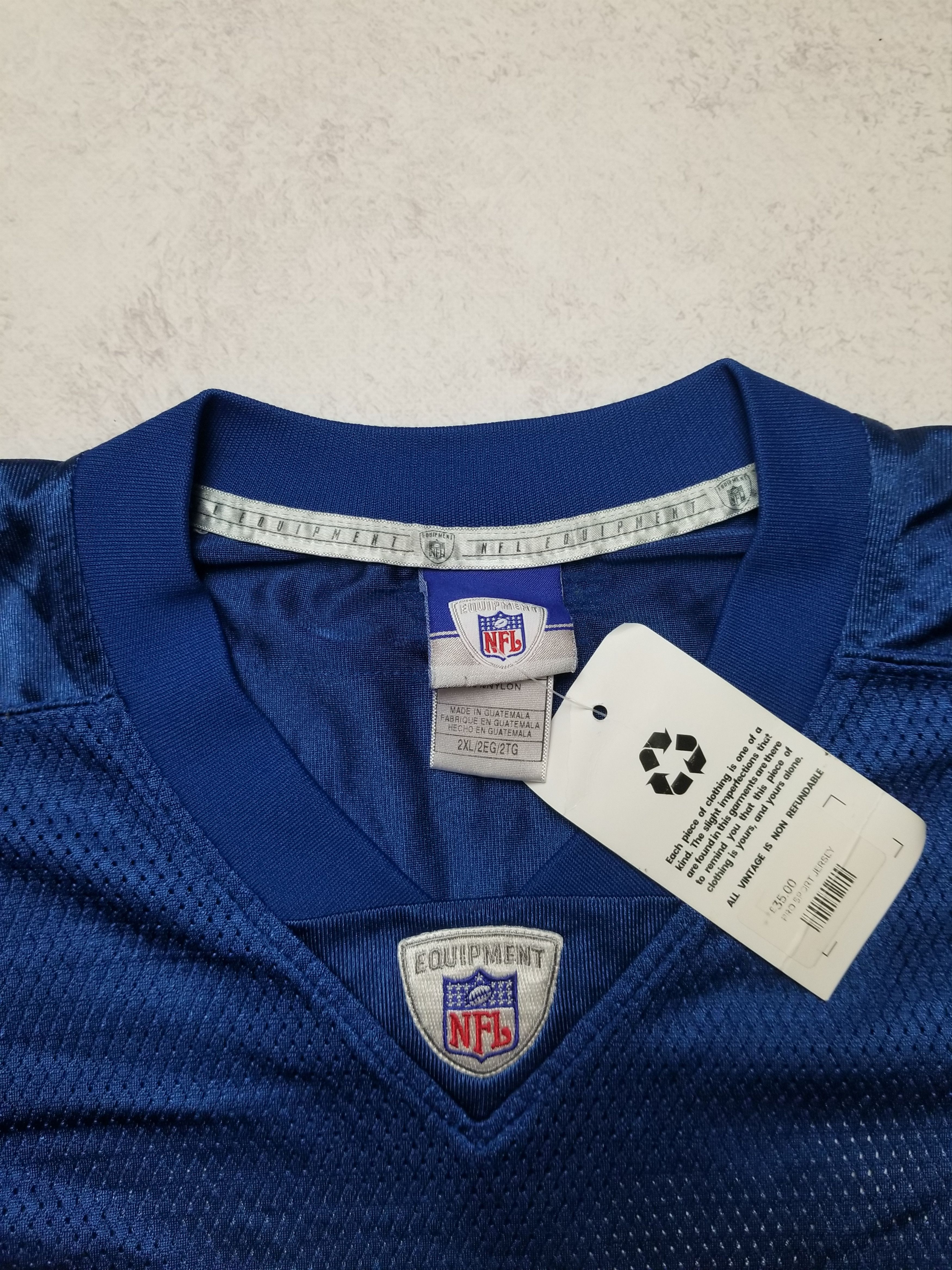 Reebok VTG Indianapolis Colts Reggie Wayne #87 OnField NFL Jersey Size US XXL / EU 58 / 5 - 16 Thumbnail