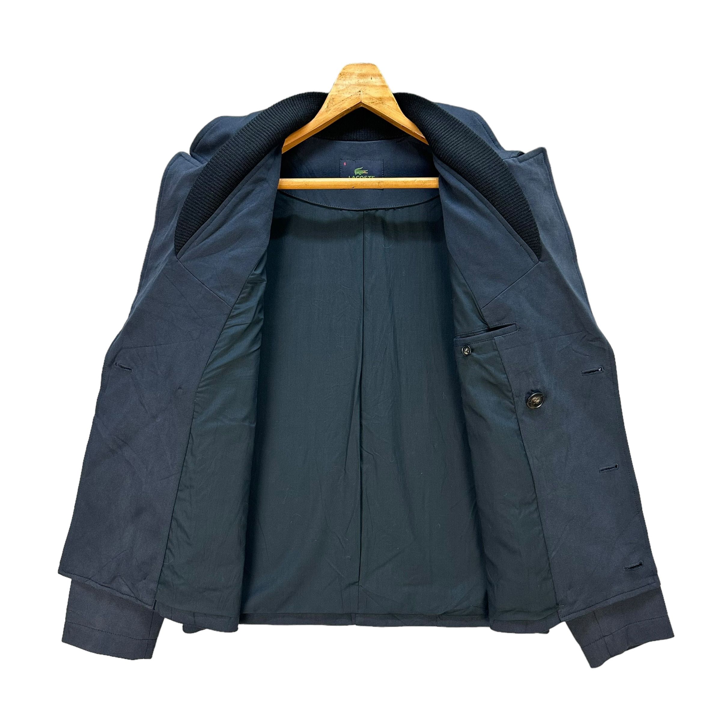 Lacoste LACOSTE Double Breasted Dark Blue Casual Jacket #A37-0847 Size US L / EU 52-54 / 3 - 7 Thumbnail