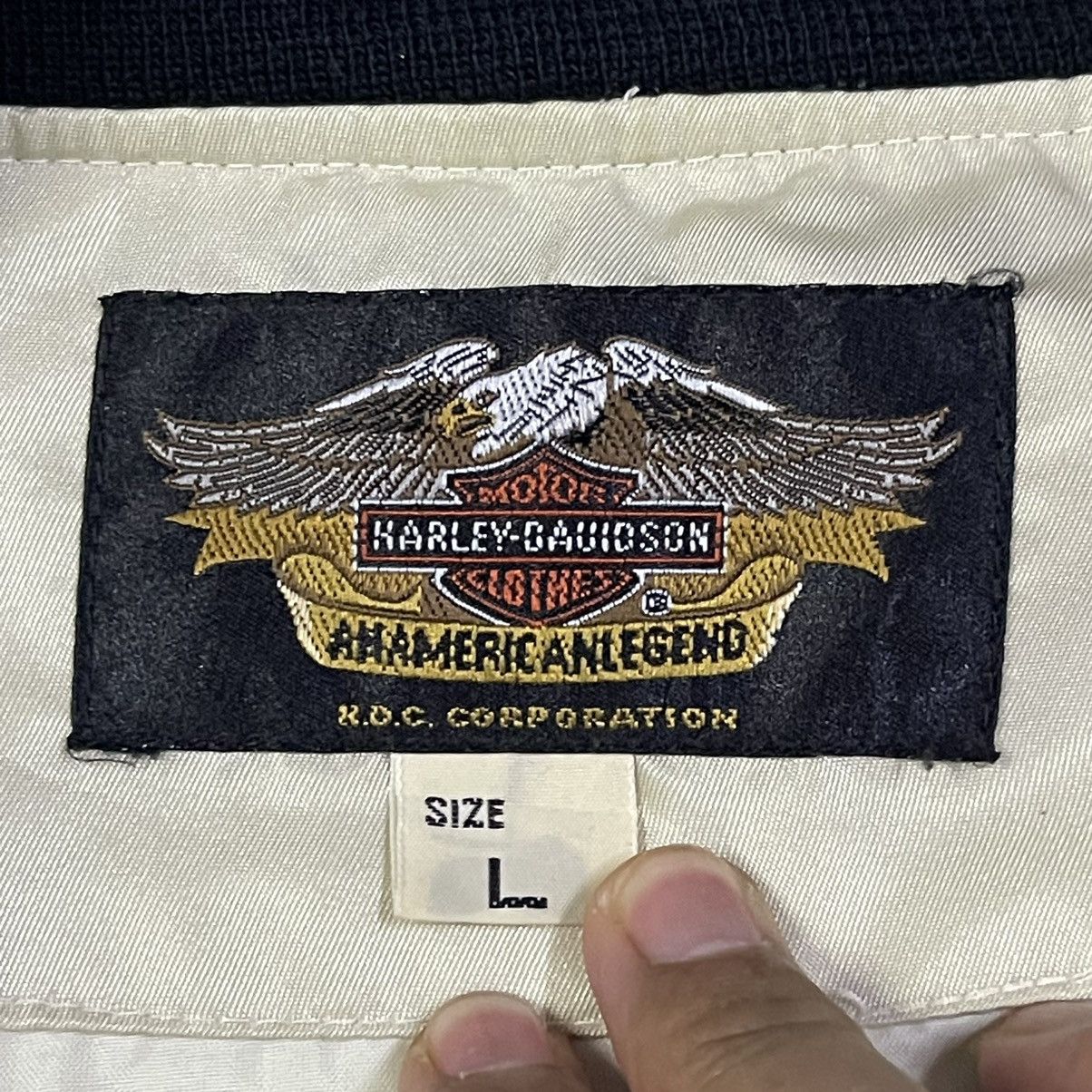 Harley Davidson Vintage Harley Davidson Sukajan Bomber Jacket Size US L / EU 52-54 / 3 - 13 Thumbnail