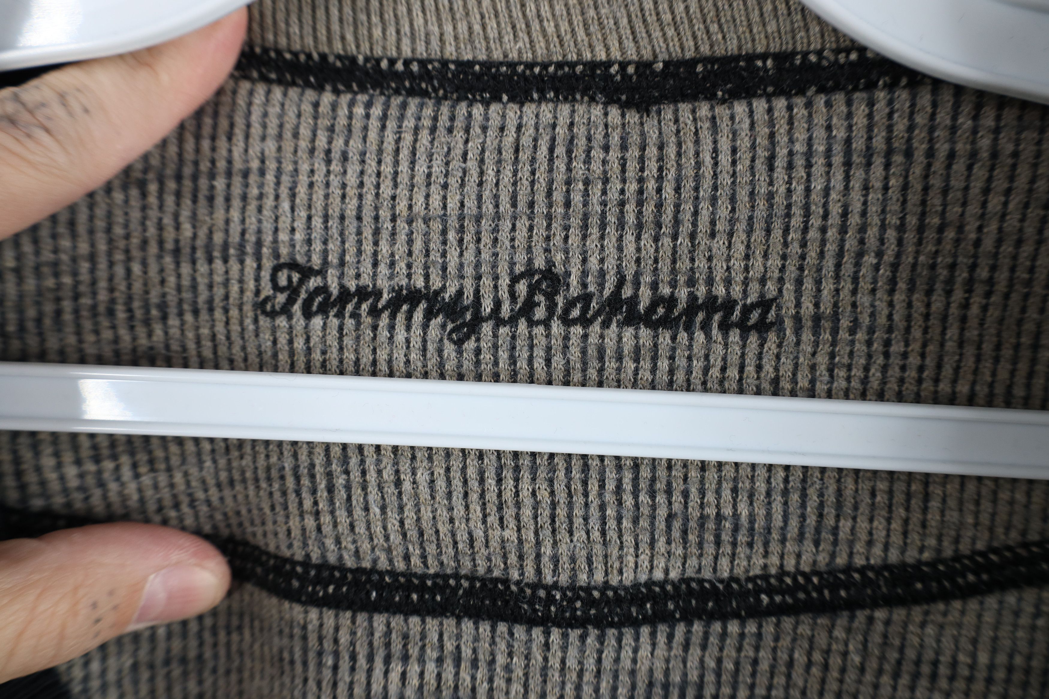 Tommy Bahama Vintage Tommy Bahama Reversible Crewneck Sweater Dark Gray Size US XXL / EU 58 / 5 - 4 Thumbnail