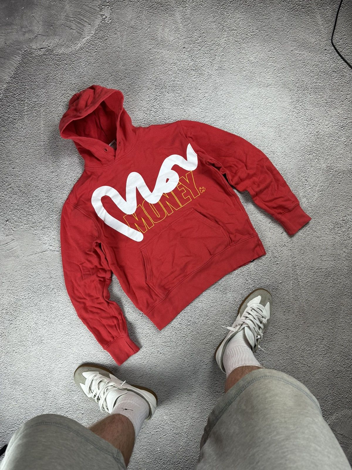 Other Money Hoodie Boxed Logo Y2K Drill SK8 Japan Sportwear Size US S / EU 44-46 / 1 - 1 Thumbnail