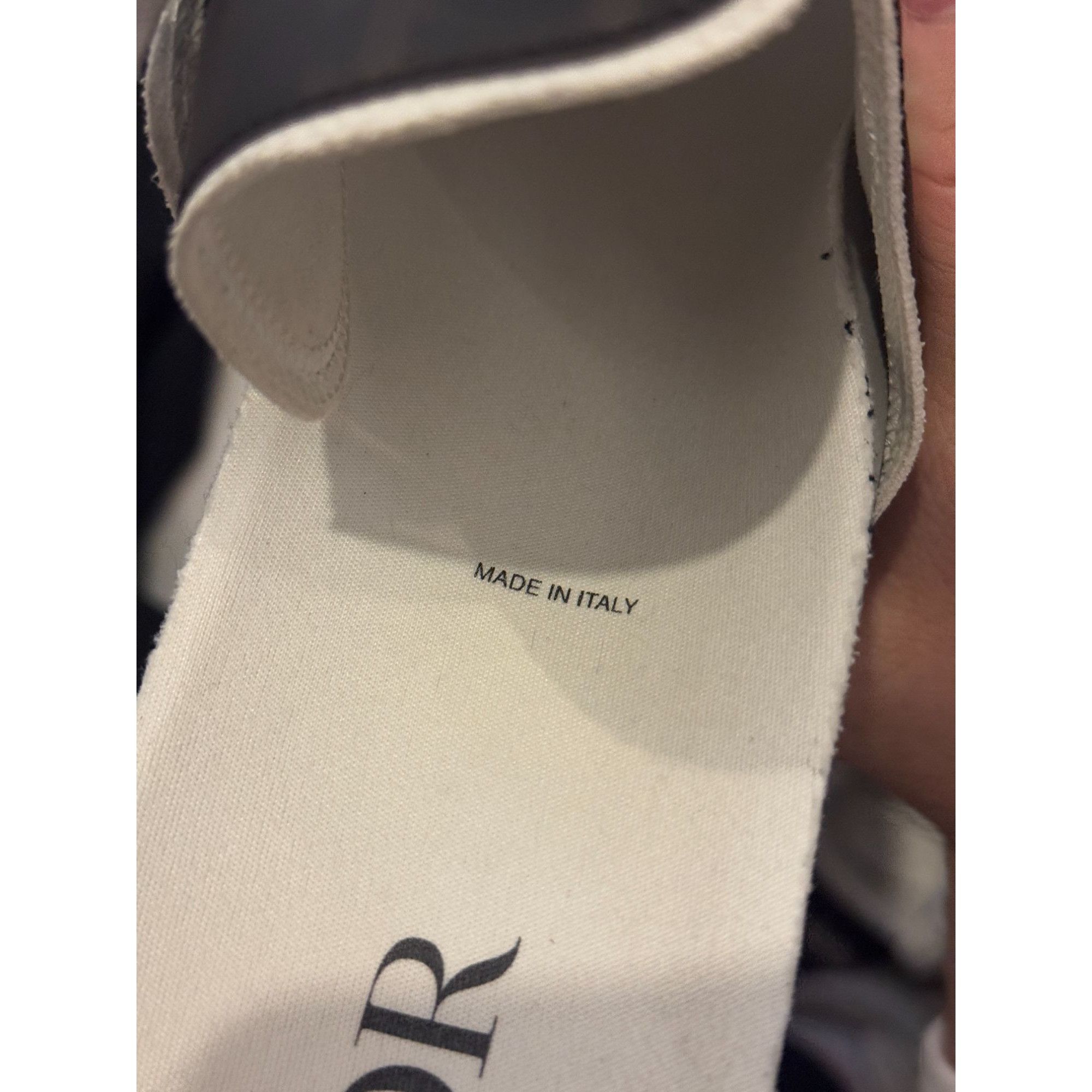 Dior Dior Mens B23 Black & White Oblique High-Top Sneakers Size 4 Size US 8.5 / EU 41-42 - 6 Thumbnail