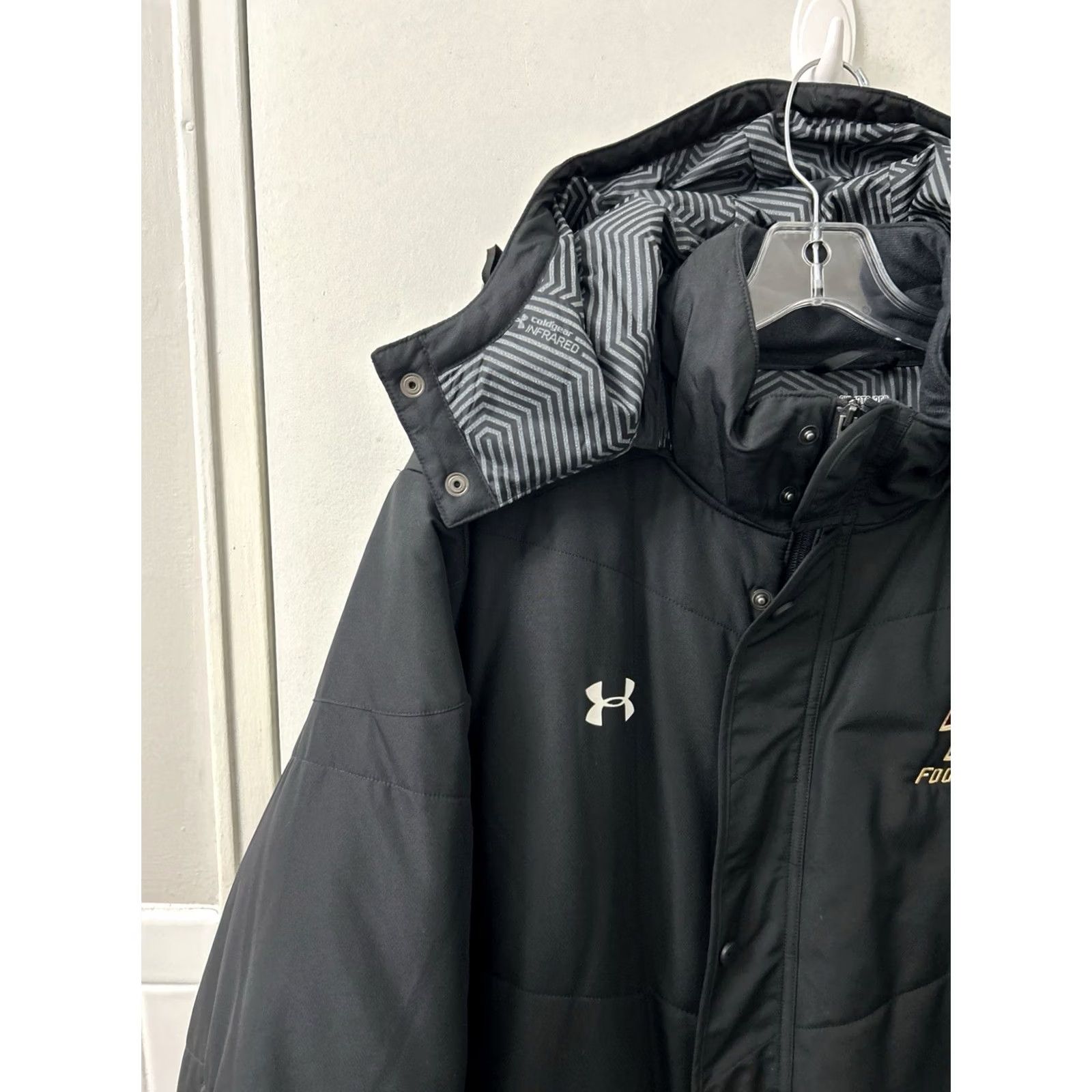 Under Armour Under Armour ColdGear Infrared Parka Jacket Mens 3XL Black Boston College Puffer Size US XXL / EU 58 / 5 - 4 Thumbnail