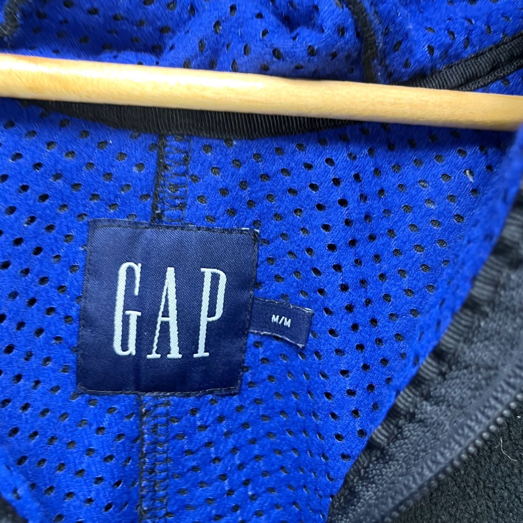 Gap VINTAGE Gap Tactical Hoodie Anorak Sweater Fleece Medium Quarter Zip Mens 90s Black Size US M / EU 48-50 / 2 - 7 Thumbnail