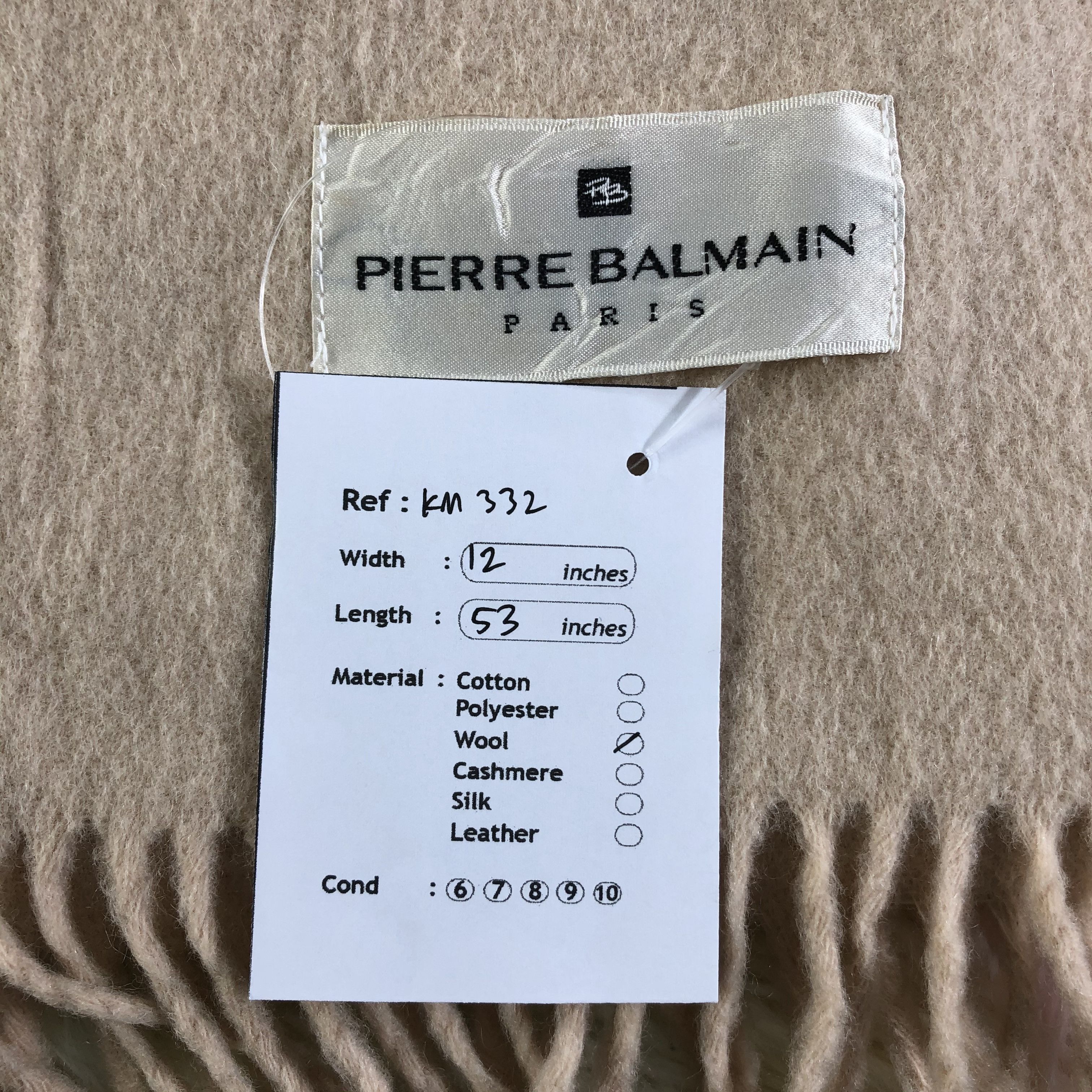 Vintage Pierre Balmain Scarf / Muffler / Neckwear Size ONE SIZE - 6 Thumbnail