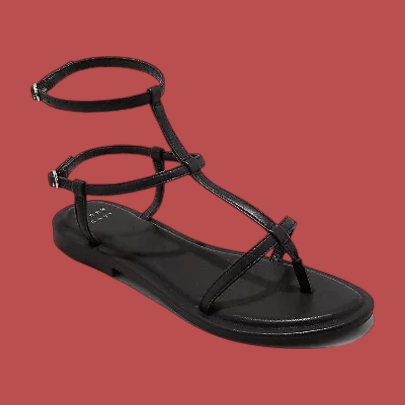 Other A New Day - Women's Gillian Gladiator Sandals - Black - 8 1/ Size US 8.5 / IT 38.5 - 1 Thumbnail