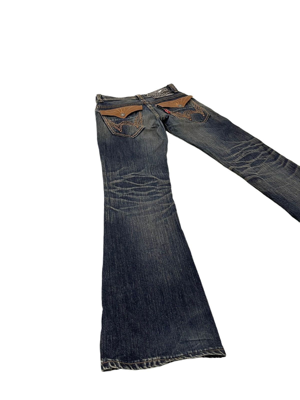 Edwin Flare Jeans Edwin Native Japan Distress Boot Cut 7🟦2 Size US 30 / EU 46 - 12 Thumbnail