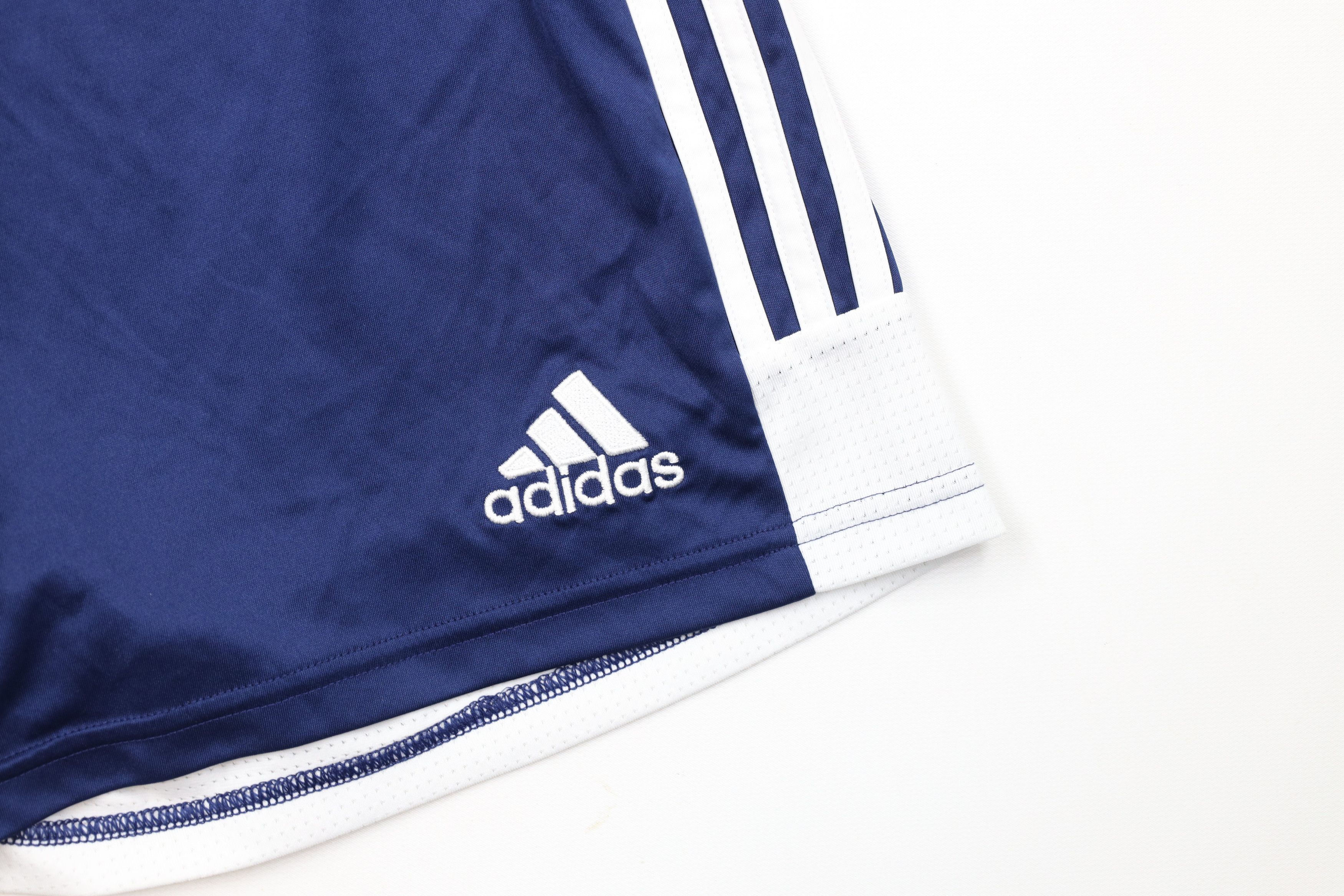 Adidas × Vintage Vintage Adidas Striped Running Jogging Soccer Shorts Blue Size US 32 / EU 48 - 6 Thumbnail