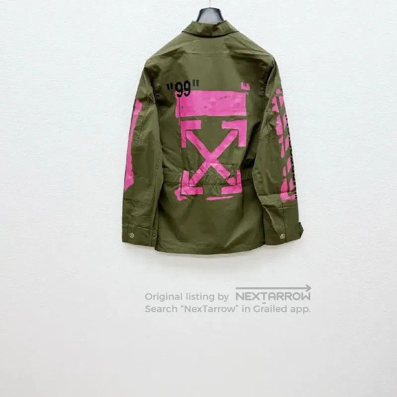 Off-White Off-White Military Green Long Sleeve Jacket . Size US XS / EU 42 / 0 - 3 Thumbnail