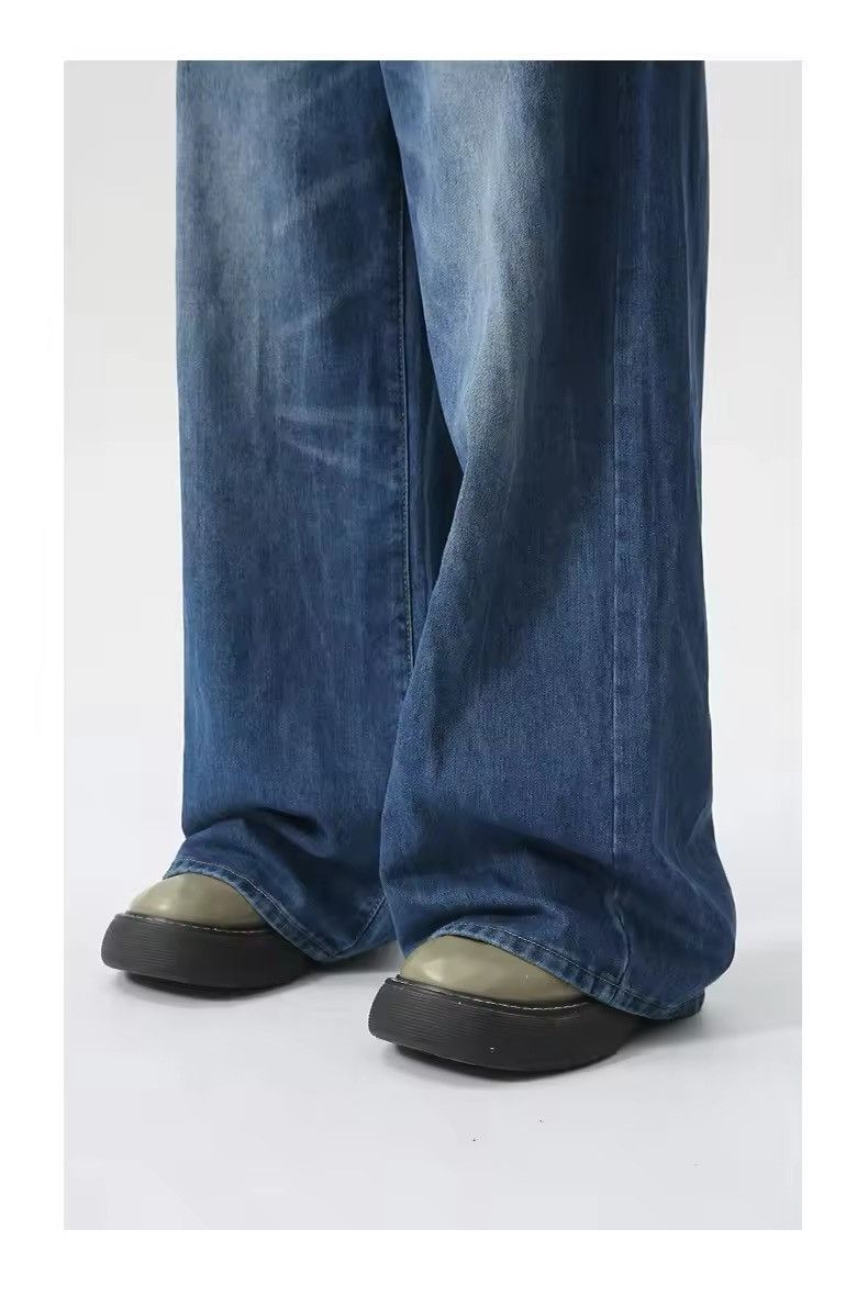 Japanese Brand × Jean Straight Loose Wide Leg Denim Pant Size US 30 / EU 46 - 3 Thumbnail