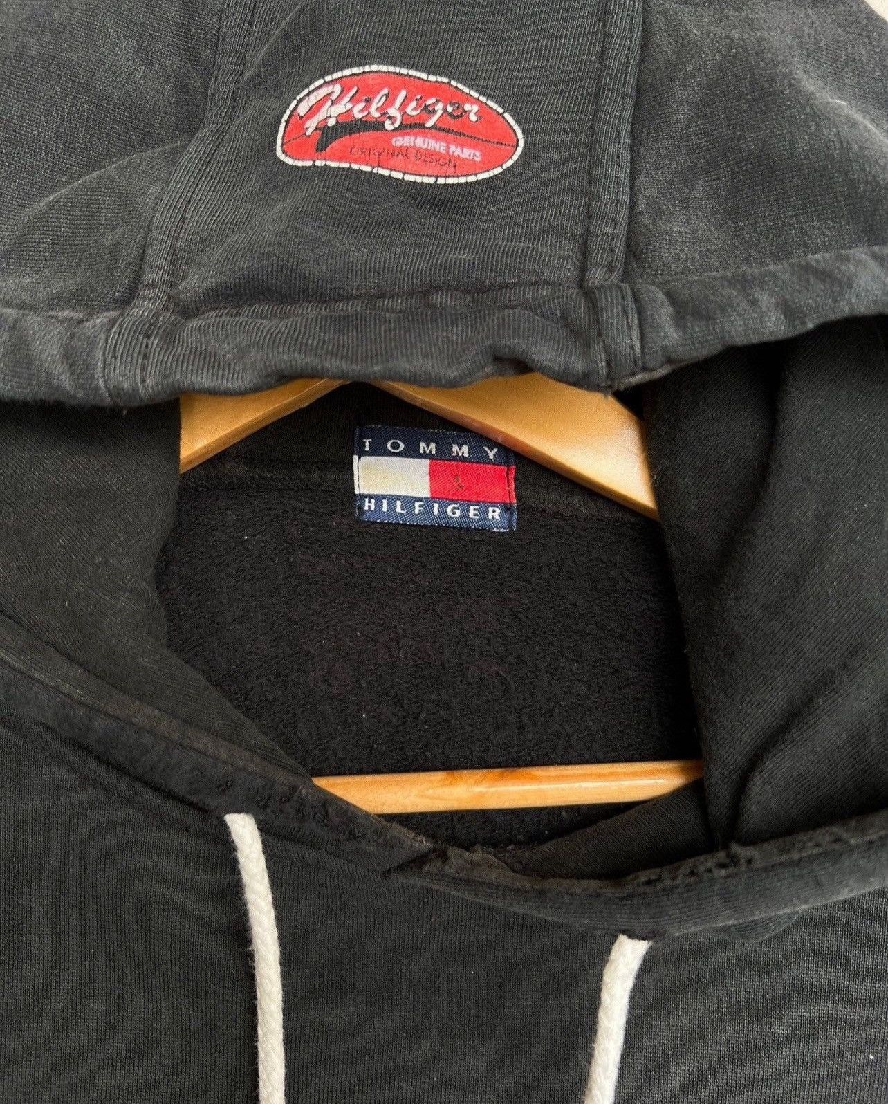 Tommy Hilfiger × Vintage Vintage 90s Tommy Hilfiger Sun Faded Distressed Hoodie Size US M / EU 48-50 / 2 - 5 Thumbnail