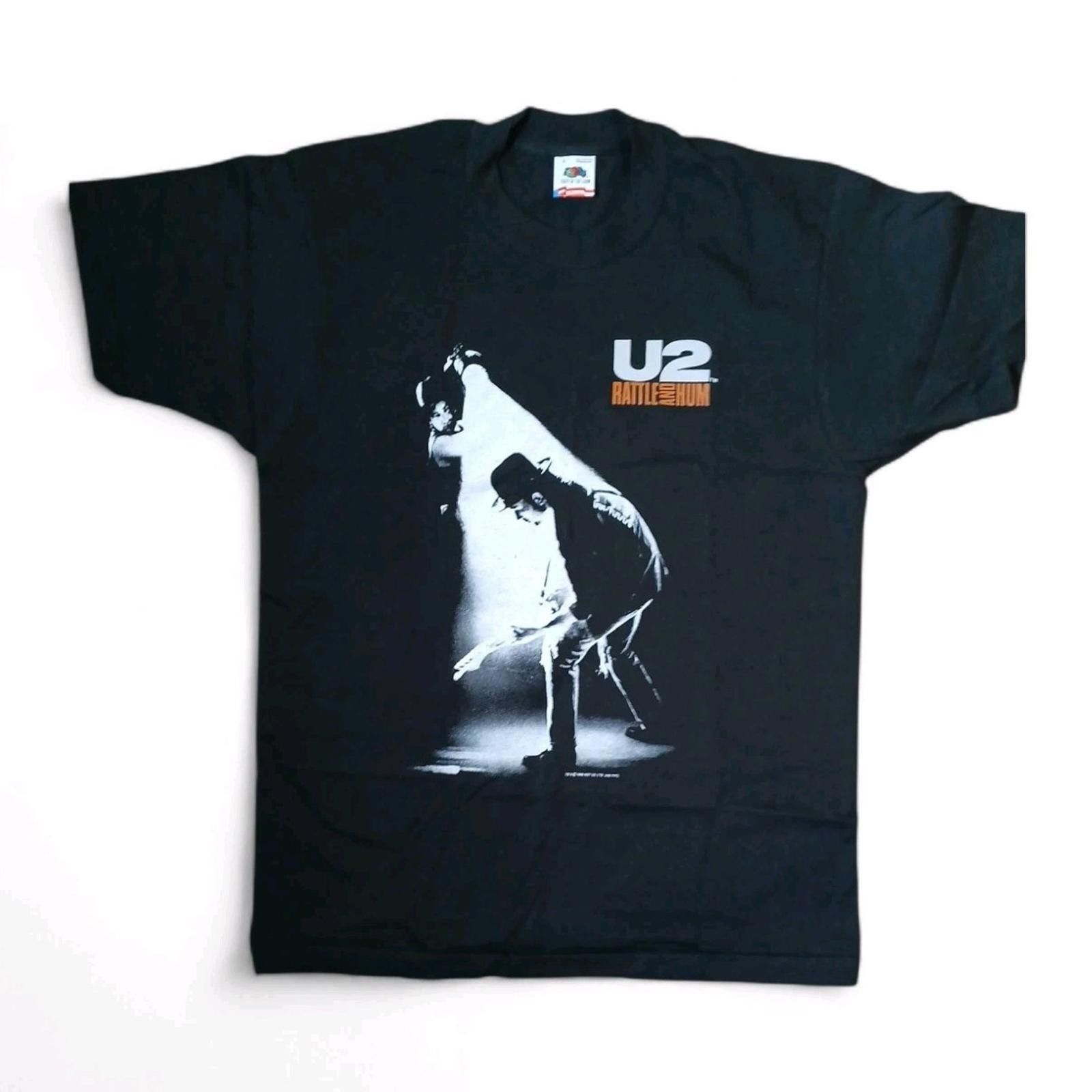 Fruit Of The Loom 1988 U2 Rattle And Hum Size Large Tour T-shirt Edge Bono Size US L / EU 52-54 / 3 - 1 Thumbnail