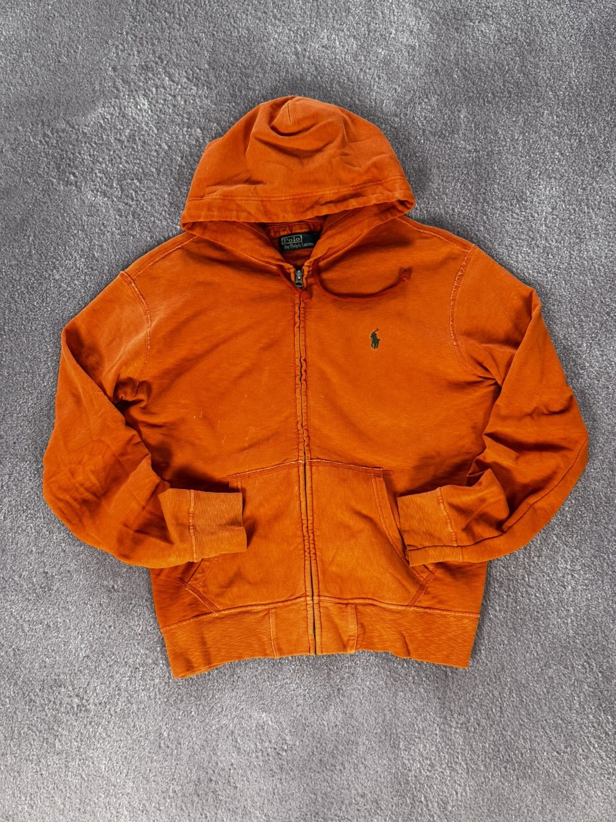 Polo Ralph Lauren Ralph Lauren Polo Orange Full Zip Hoodie Size US L / EU 52-54 / 3 - 2 Thumbnail