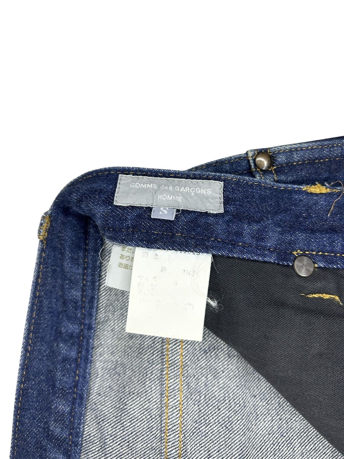 Comme des Garcons Homme 80s High Waisted Jeans Size US 28 / EU 44 - 6 Thumbnail