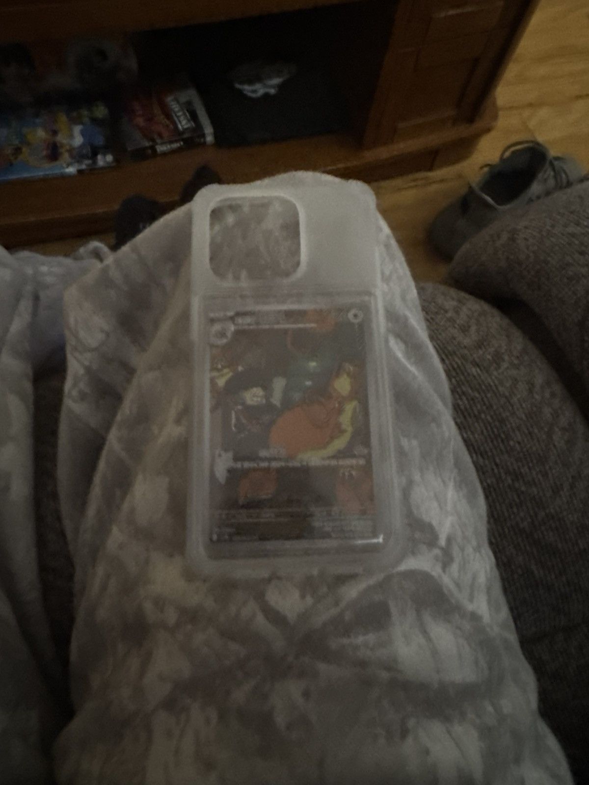 Pokemon Showcased card iphone 15 pro case with two random holos! Size ONE SIZE - 2 Thumbnail