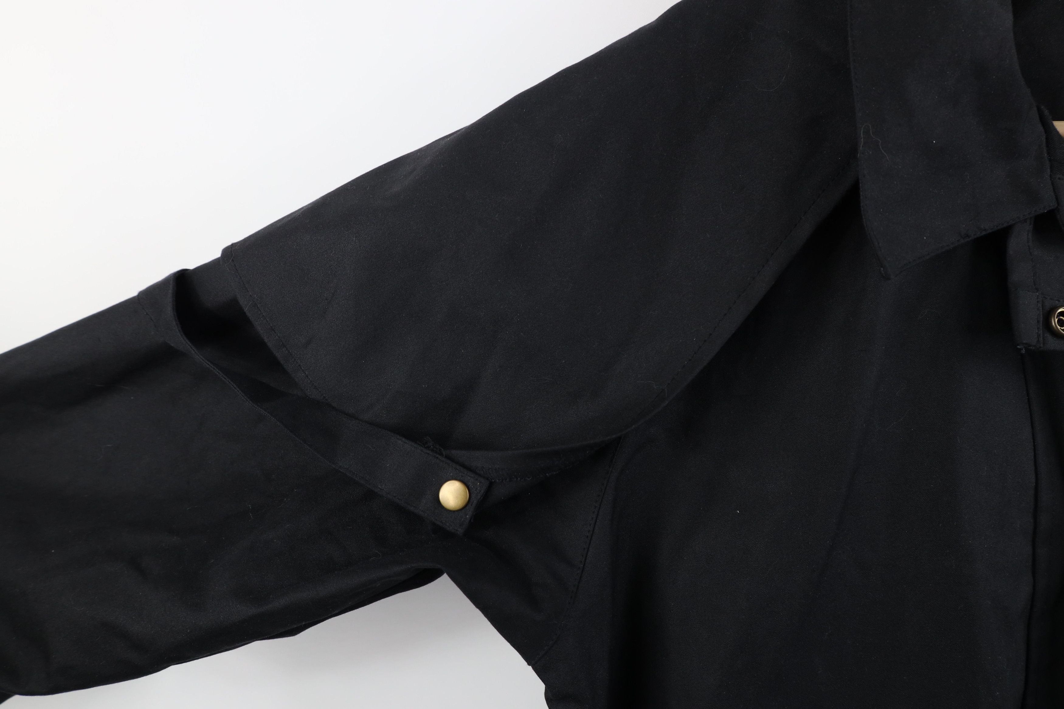 Vintage Vintage Streetwear Oilskin Western Duster Jacket Black Size US L / EU 52-54 / 3 - 5 Thumbnail
