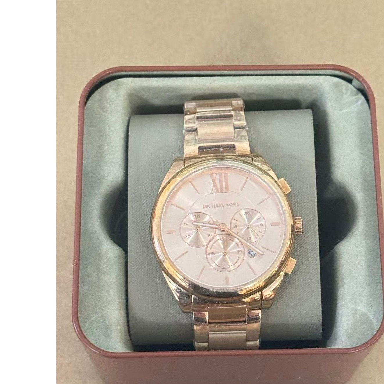 Michael Kors Michael Kors Janelle MK7108 Rose Gold Colored Steel Watch Size 42 - 1 Thumbnail