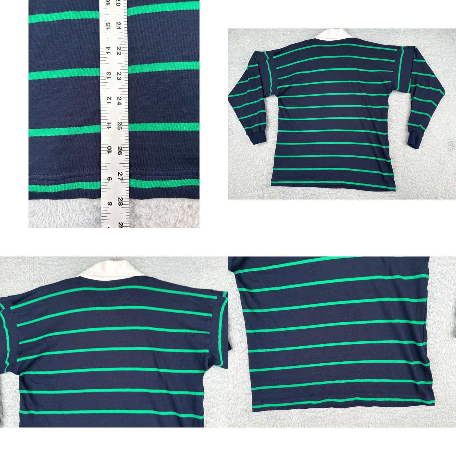 Vintage VINTAGE Connolly Polo Shirt Men 2XL Blue White Striped Cotton Ireland Adare Polo Shirt Mens 2XL Classic Golf 90s Size US XXL / EU 58 / 5 - 9 Thumbnail