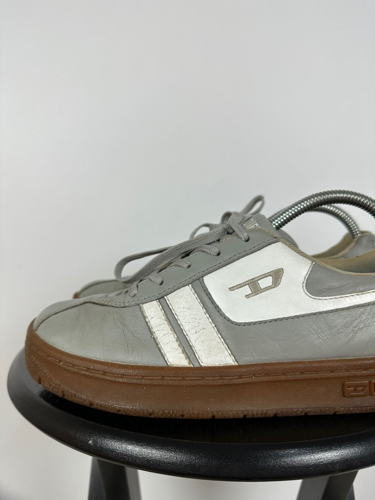 Diesel Vintage Diesel Y2K Leather Sneakers Size US 7 / EU 40 - 12 Thumbnail