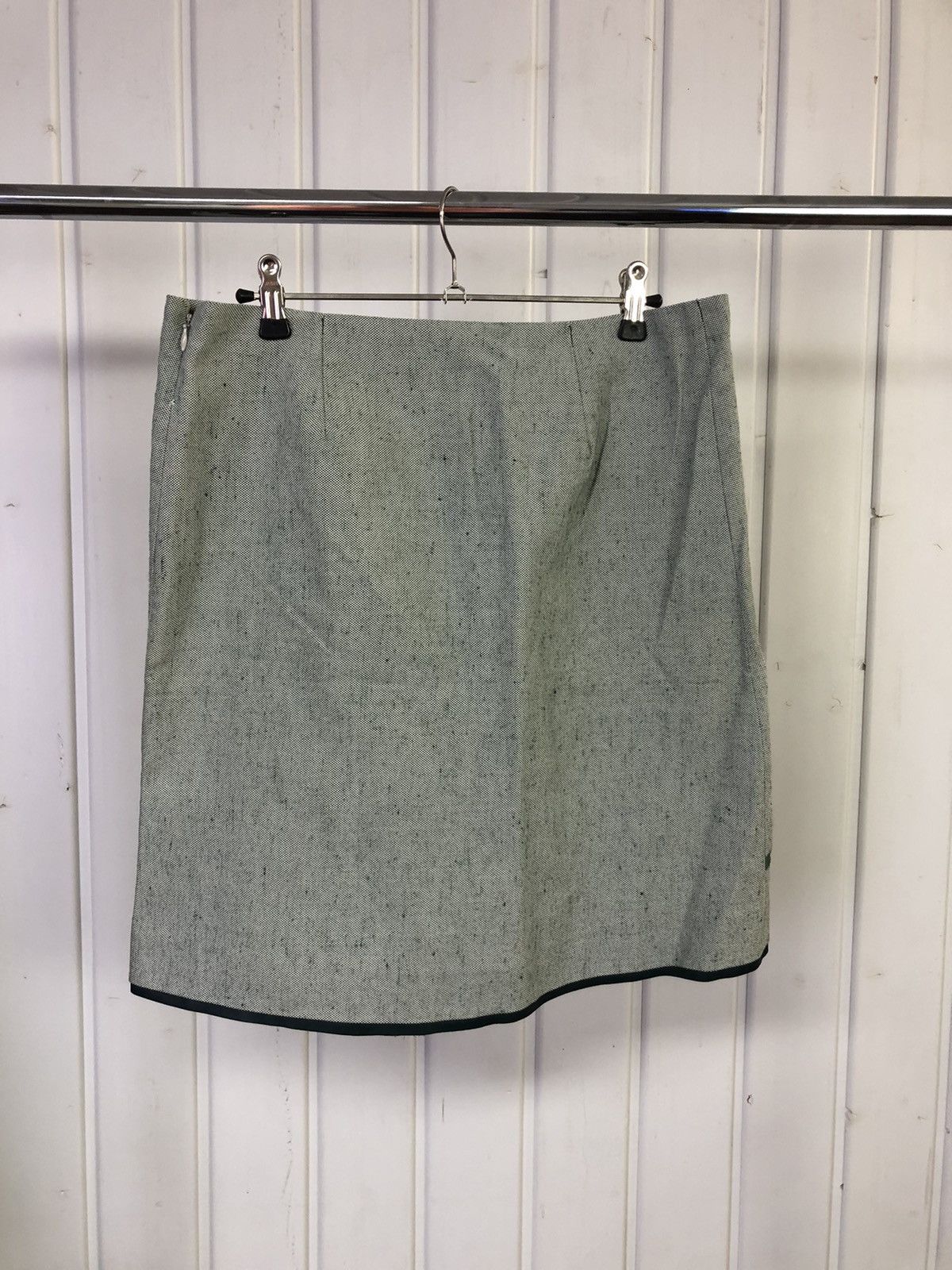 Prada Prada - S/S 99 - canvas leather stripe skirt Size 28" / US 6 / IT 42 - 3 Thumbnail