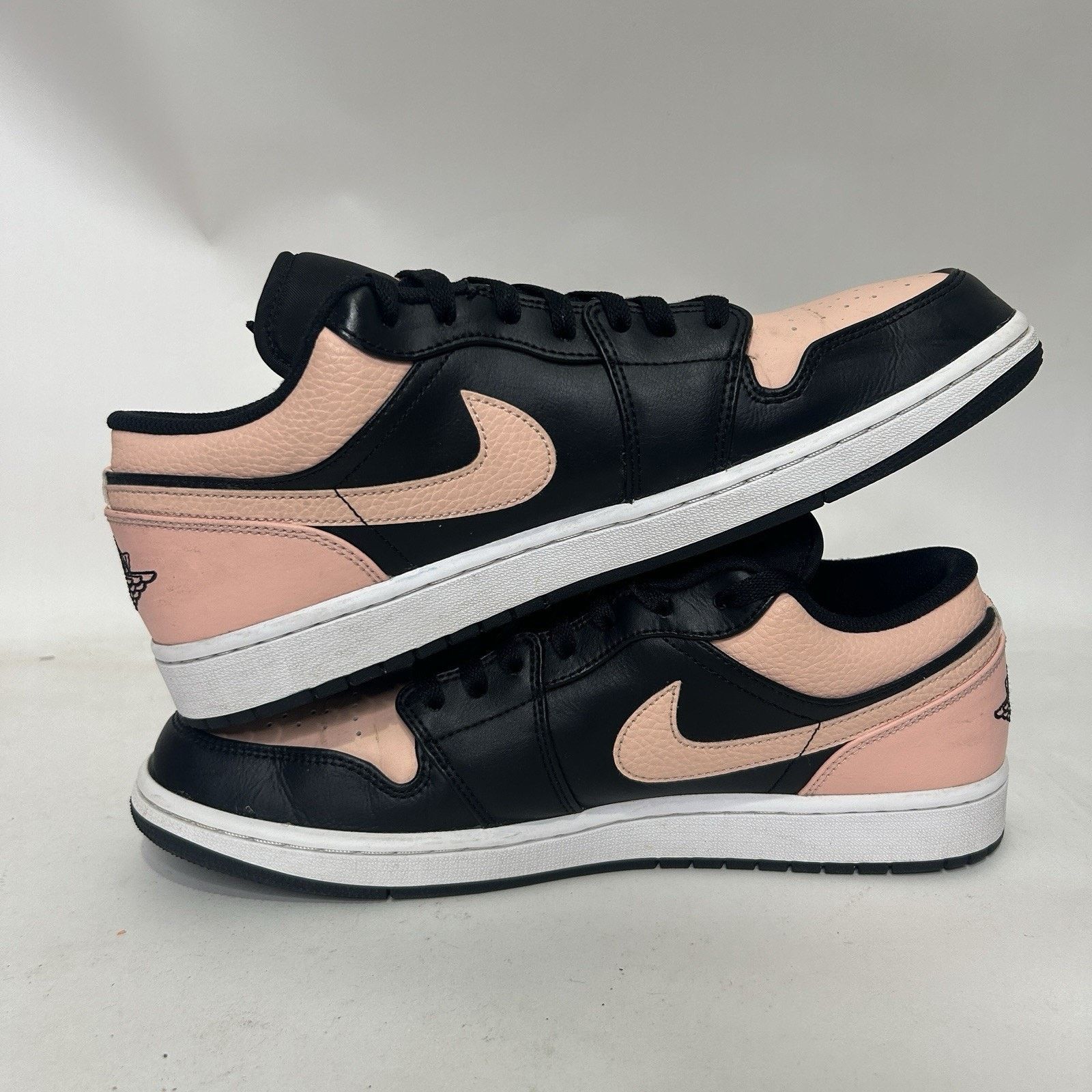 Jordan Brand Nike Air Jordan 1 Low Retro “Crimson Tint/Pink Black White” Size US 13 / EU 46 - 3 Thumbnail