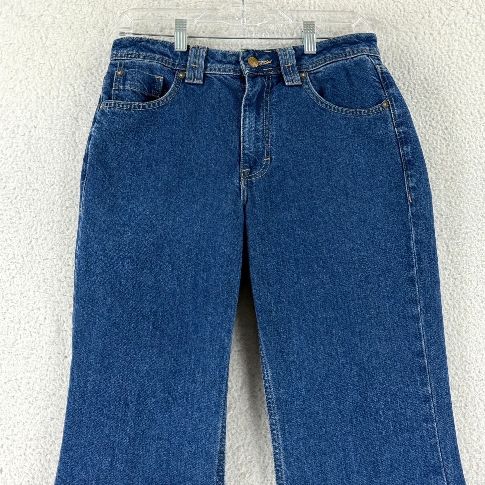 Free People Free People Ava Jeans Womens 27 Blue Denim Wide Flare Leg High Rise Boho Casual Jeans Size 27" / US 4 / IT 40 - 2 Thumbnail