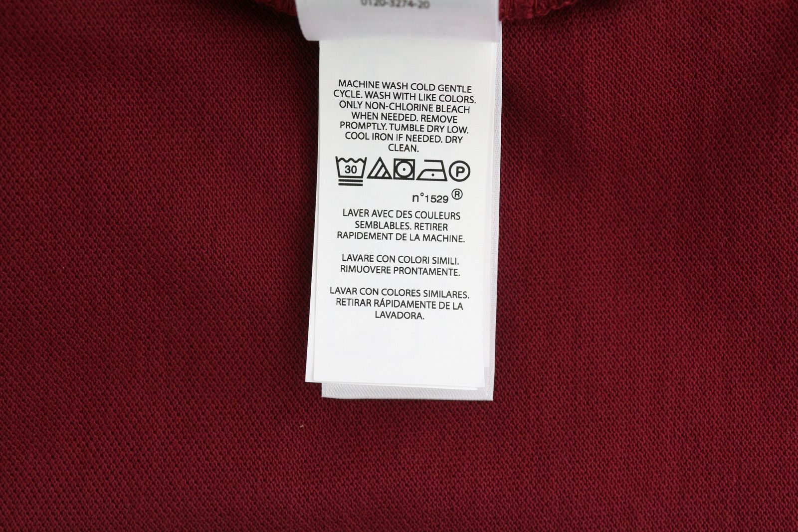 Polo Ralph Lauren SIM FIT L Burgundy Short Sleeve Polo Neck Logo 84524 Size US L / EU 52-54 / 3 - 9 Thumbnail