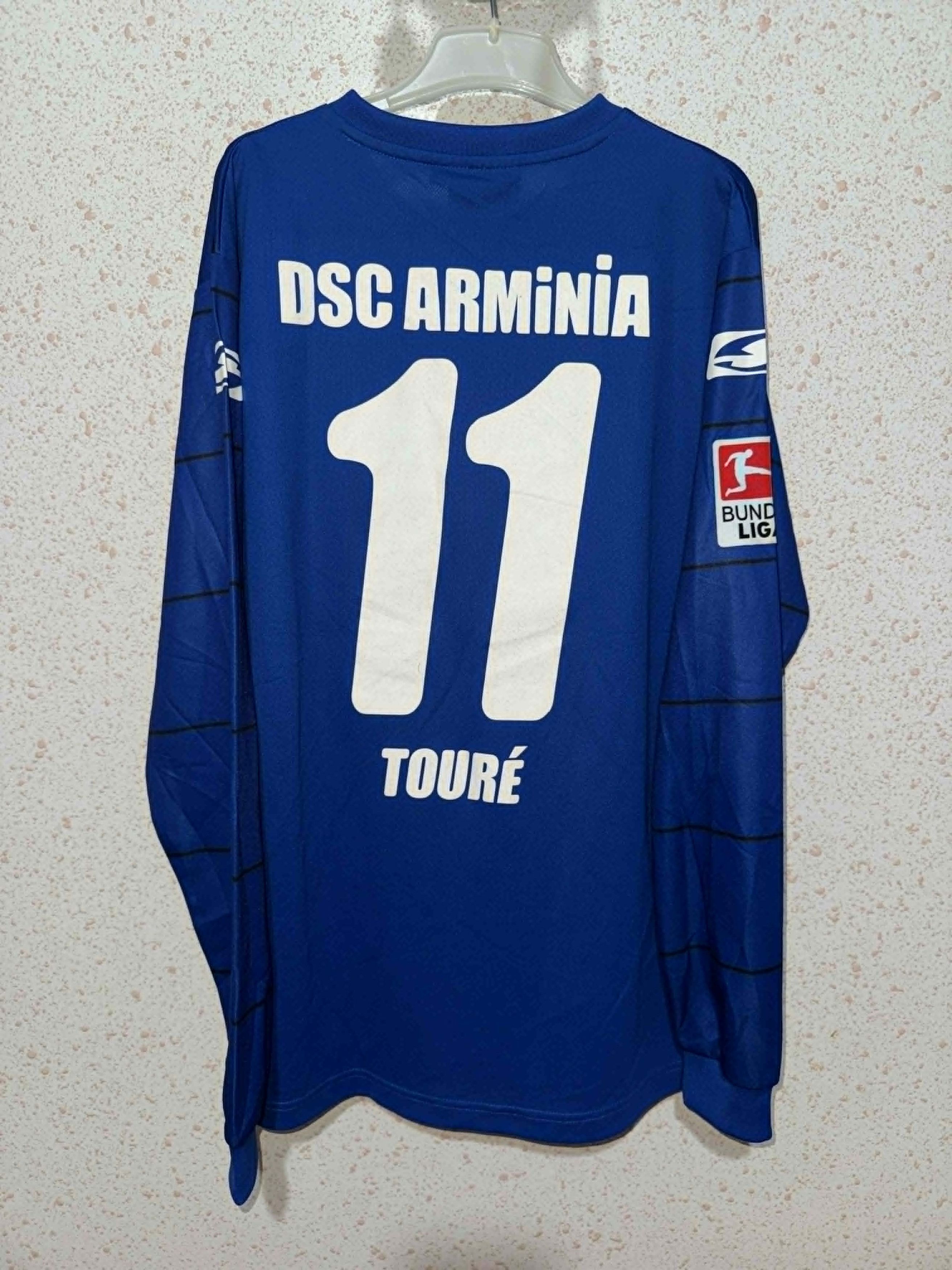 Vintage Arminia Bielfeld 2010/11 Match Worn Shirt signed Size US M / EU 48-50 / 2 - 2 Thumbnail