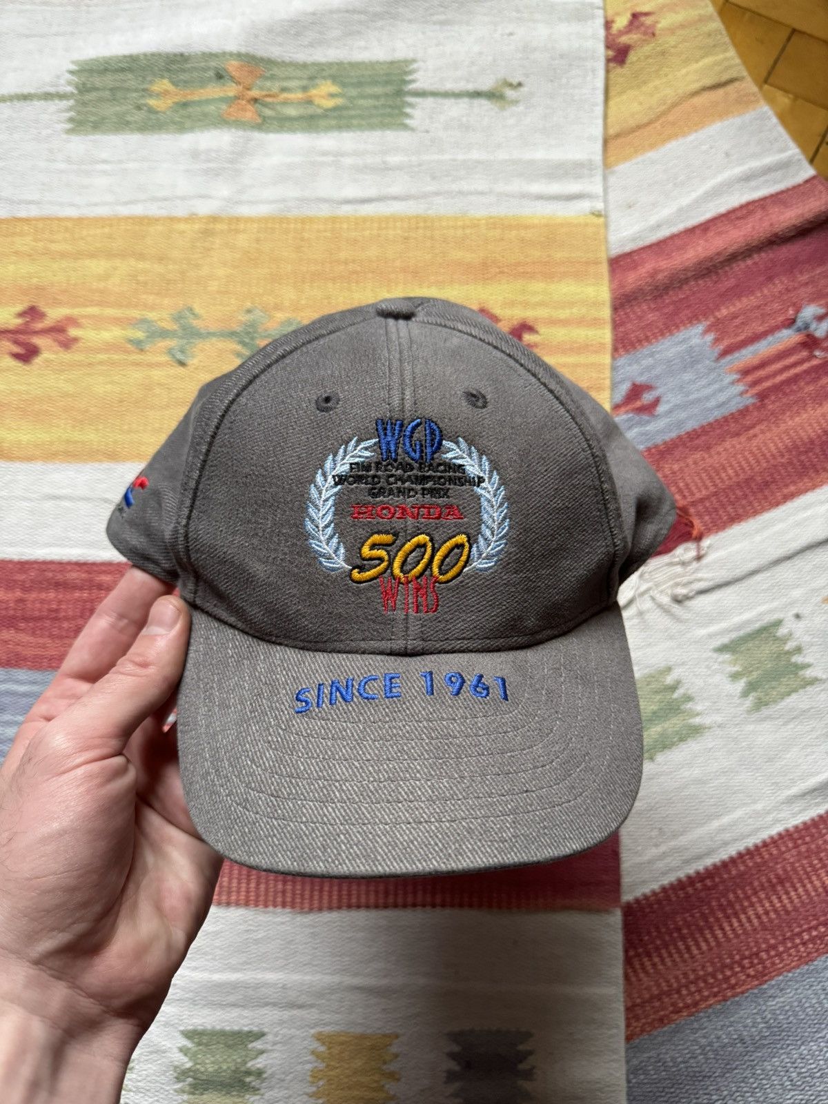 Honda Vibrate 90’s Honda 500 Wins Grand Prix Racing y2k Hat Size ONE SIZE - 2 Thumbnail