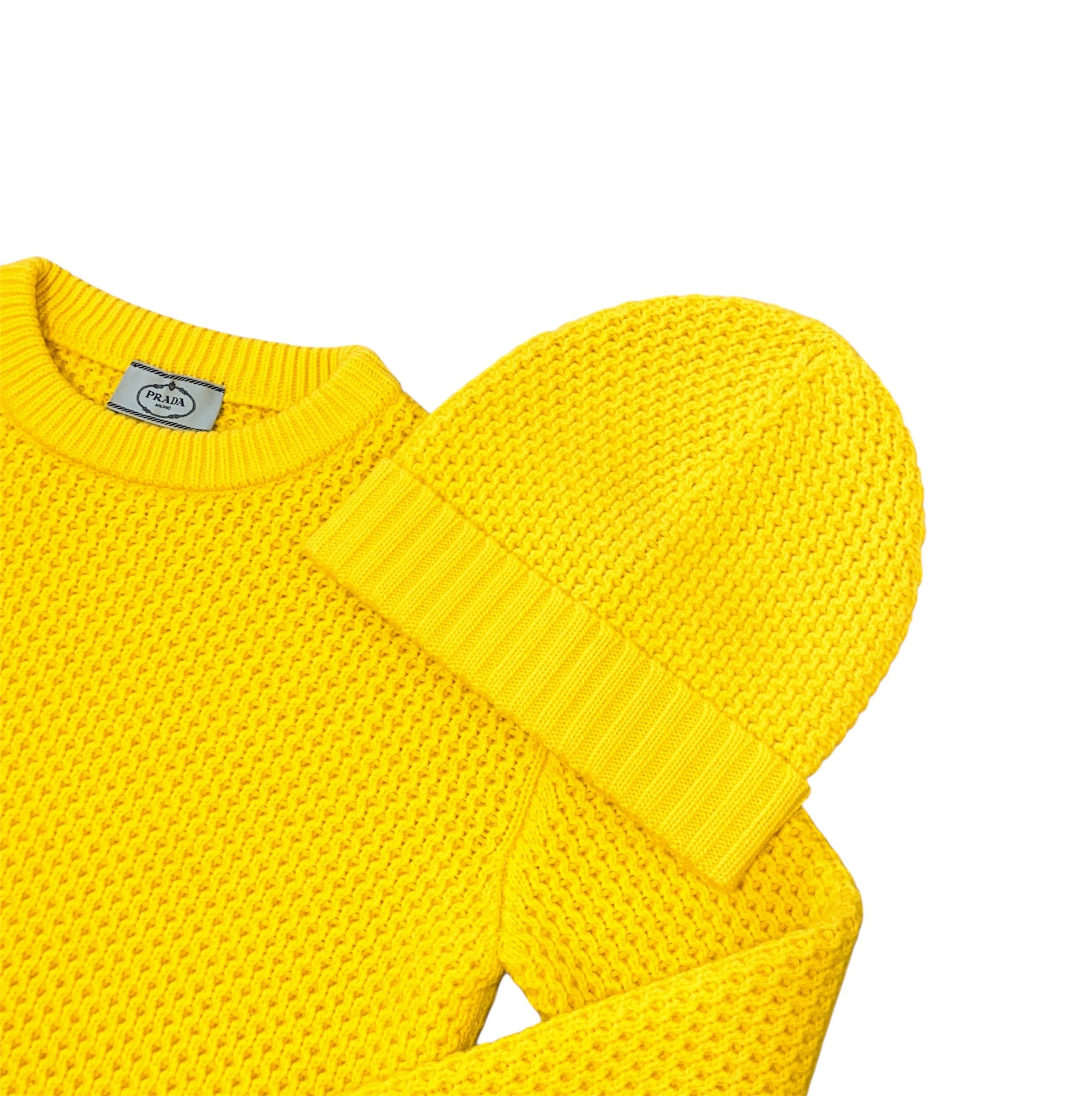 Prada Prada 70% Virgin Wool 30% Cashmere Crew Neck Knit Sweater Size XS / US 0-2 / IT 36-38 - 7 Thumbnail
