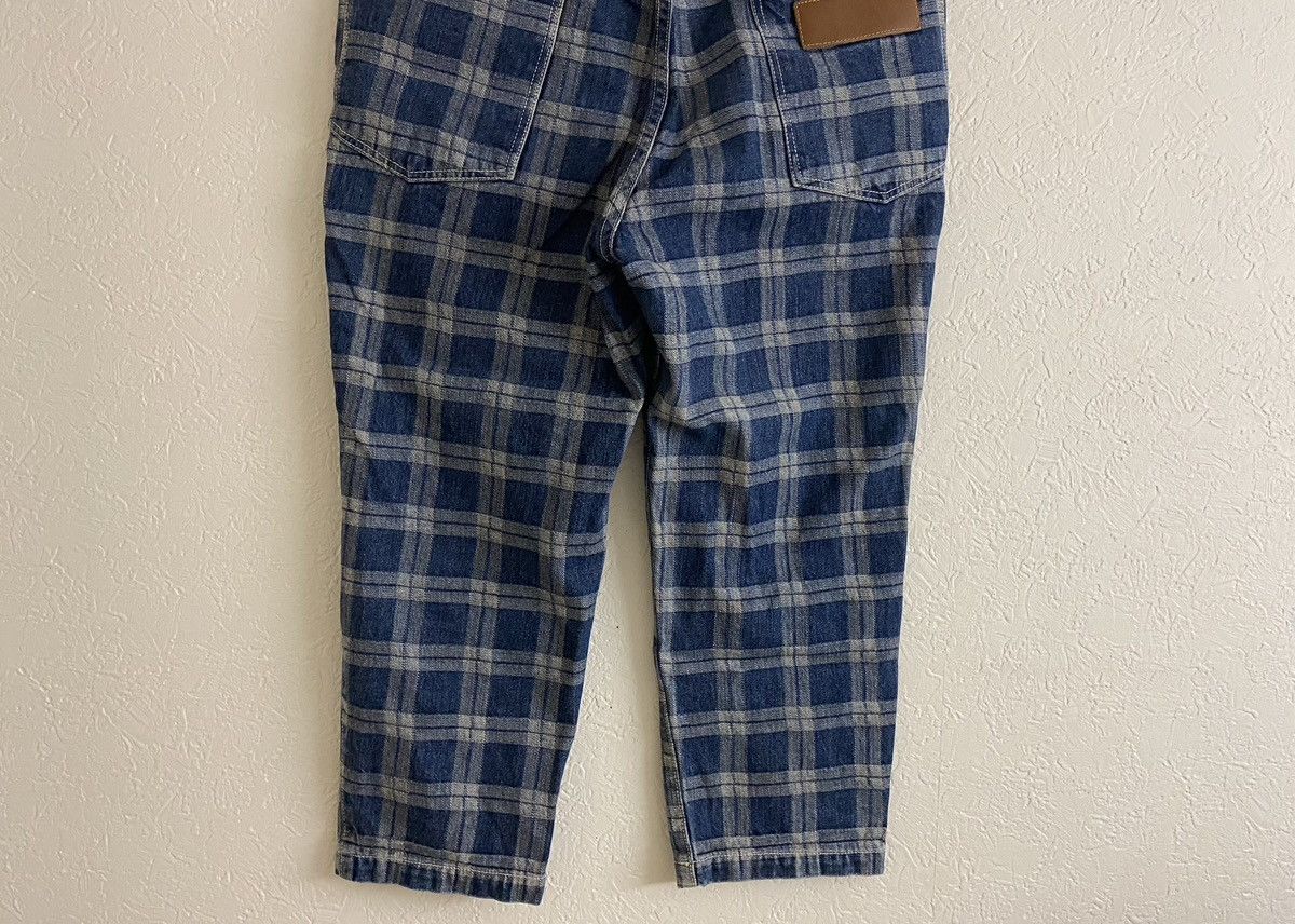 Kapital KAPITAL weathering plaid Cropped denim pants Size US 33 - 6 Thumbnail