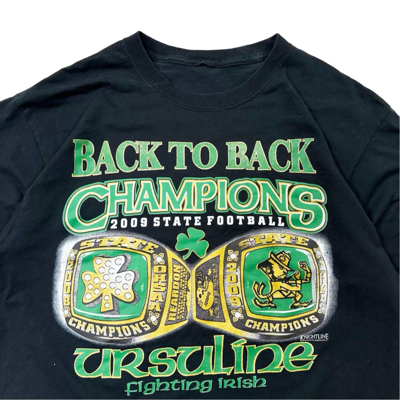 Vintage Vintage 2008 Notre Dame Back to Back Champions Graphic Size US S / EU 44-46 / 1 - 2 Thumbnail