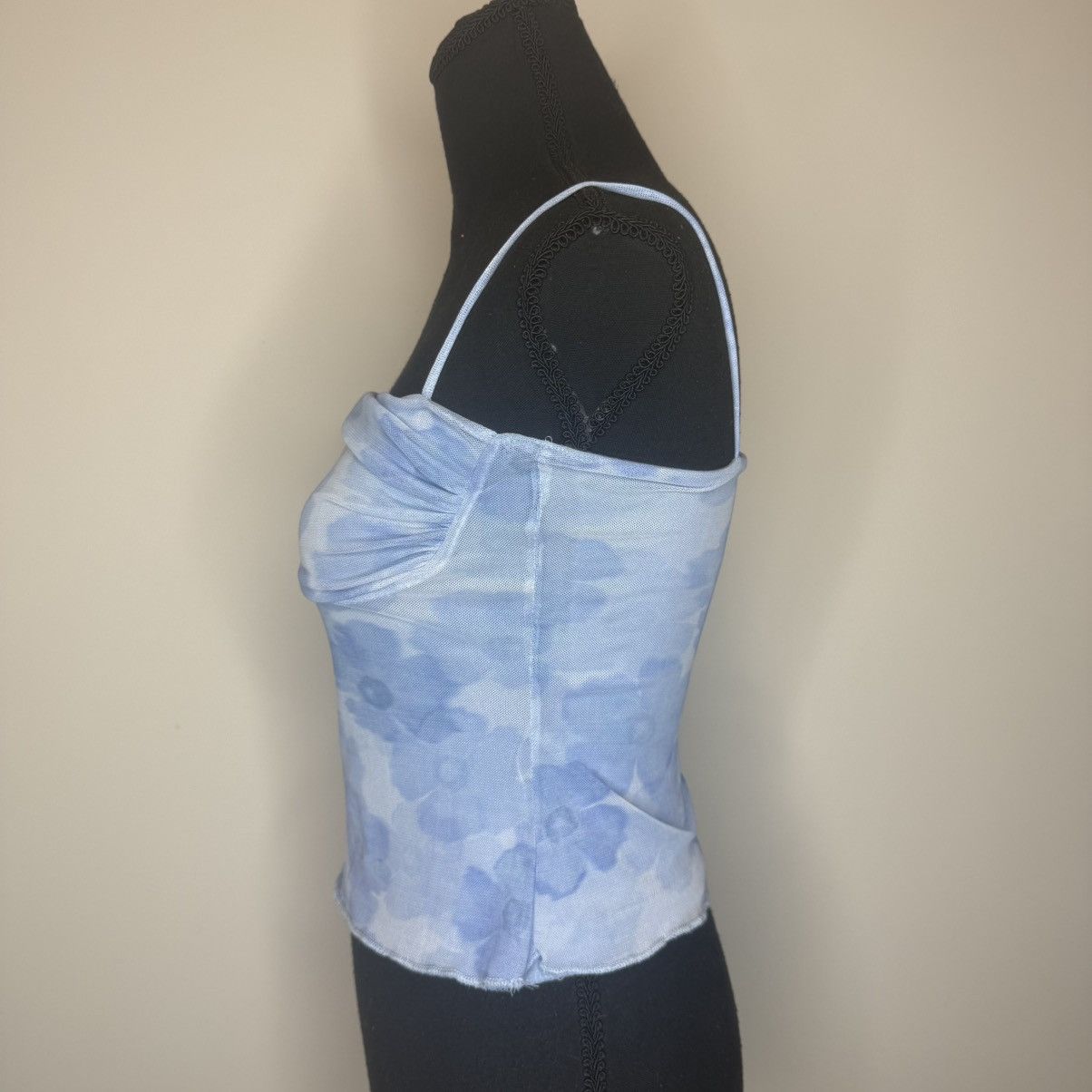 Other See You Monday Light Blue Floral Spaghetti Strap Cami Size XS / US 0-2 / IT 36-38 - 2 Thumbnail