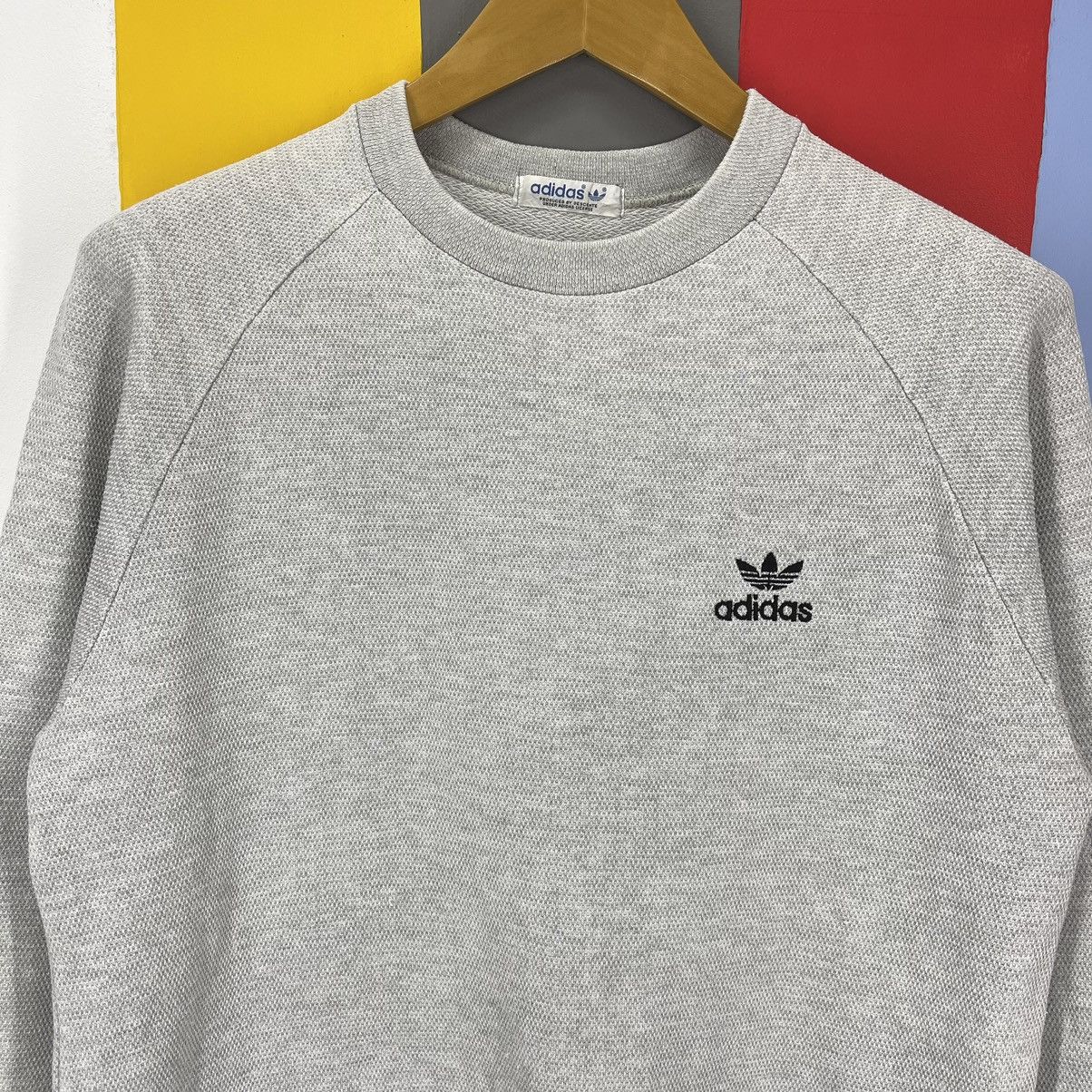 Adidas 90s Vintage ADIDAS TRIFOIL Crew Neck Sweatshirt #1468/AY Size US M / EU 48-50 / 2 - 2 Thumbnail