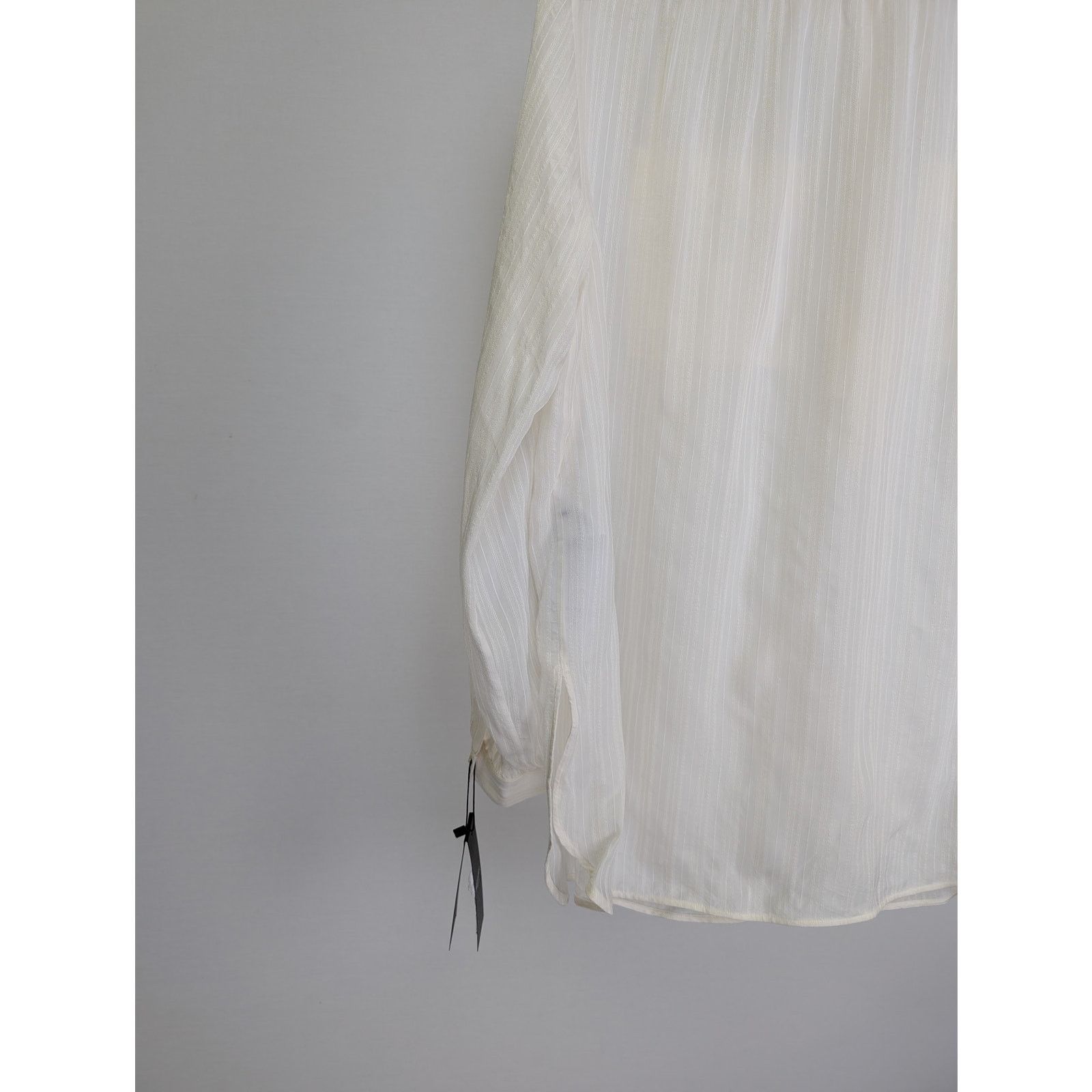 Saint Laurent Paris o1rshd1 Chemise Tunique Patte Polo Cup 9601 Shirt in Ivory Size US XL / EU 56 / 4 - 8 Thumbnail