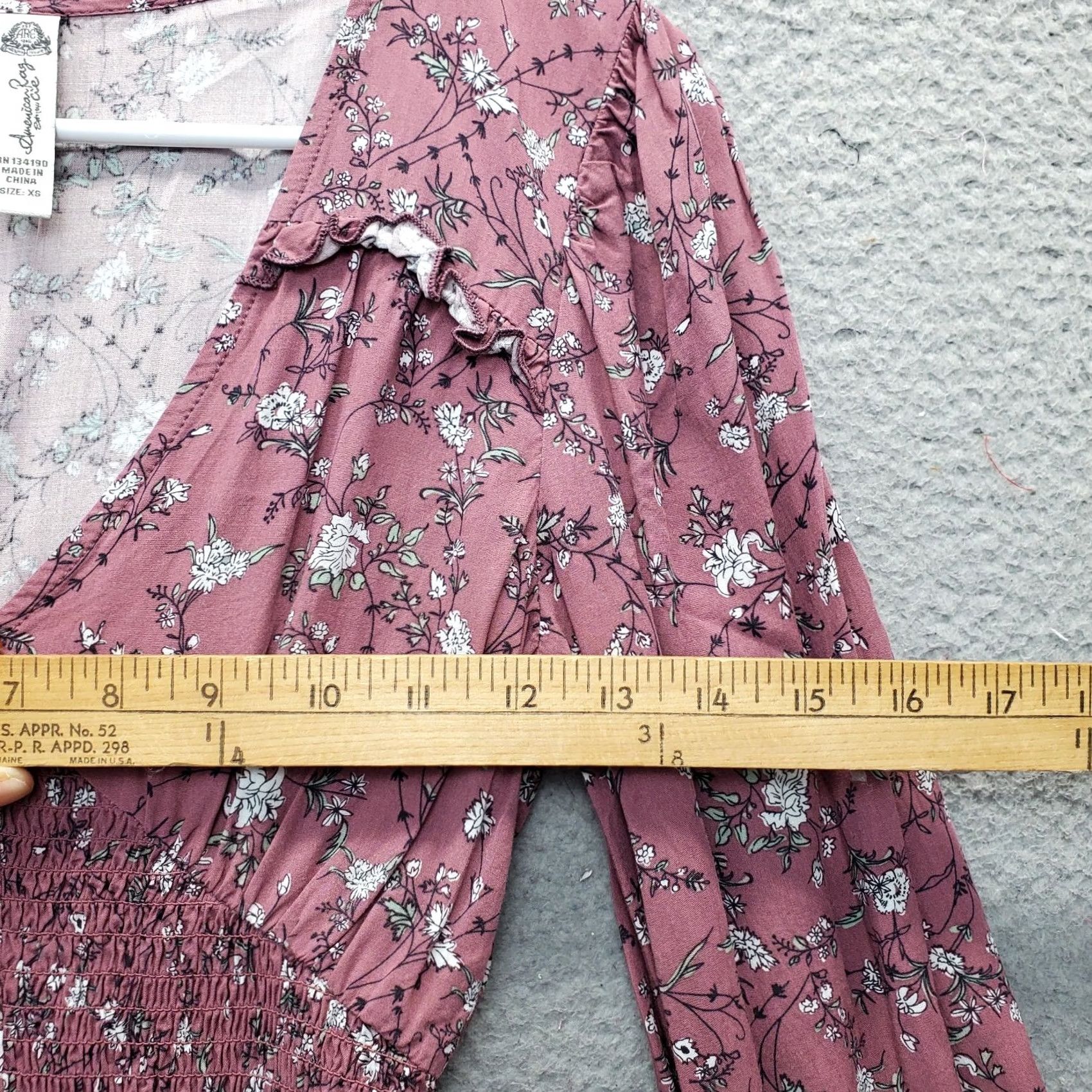 Vintage American Rag Cie Fit & Flare Dress Women's XS Multi Floral Wild Ginger Size XS / US 0-2 / IT 36-38 - 8 Thumbnail