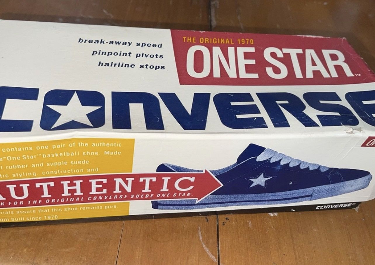 Converse NIB Vintage 90s Converse One Star USA Sneakers Sz 10 Size US 10 / EU 43 - 3 Thumbnail