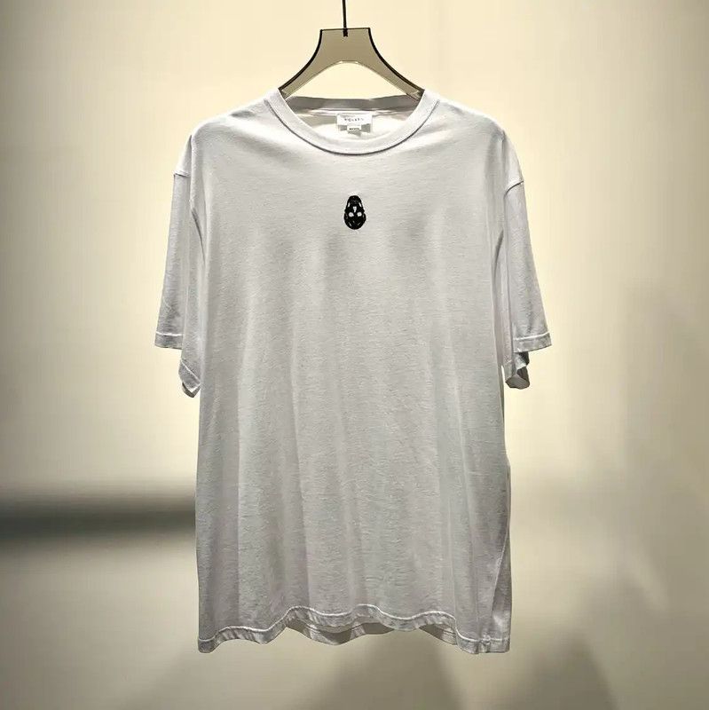 Alexander McQueen Alexander McQueen White Cotton Men's T-Shirt 0089 Size US XL / EU 56 / 4 - 1 Thumbnail